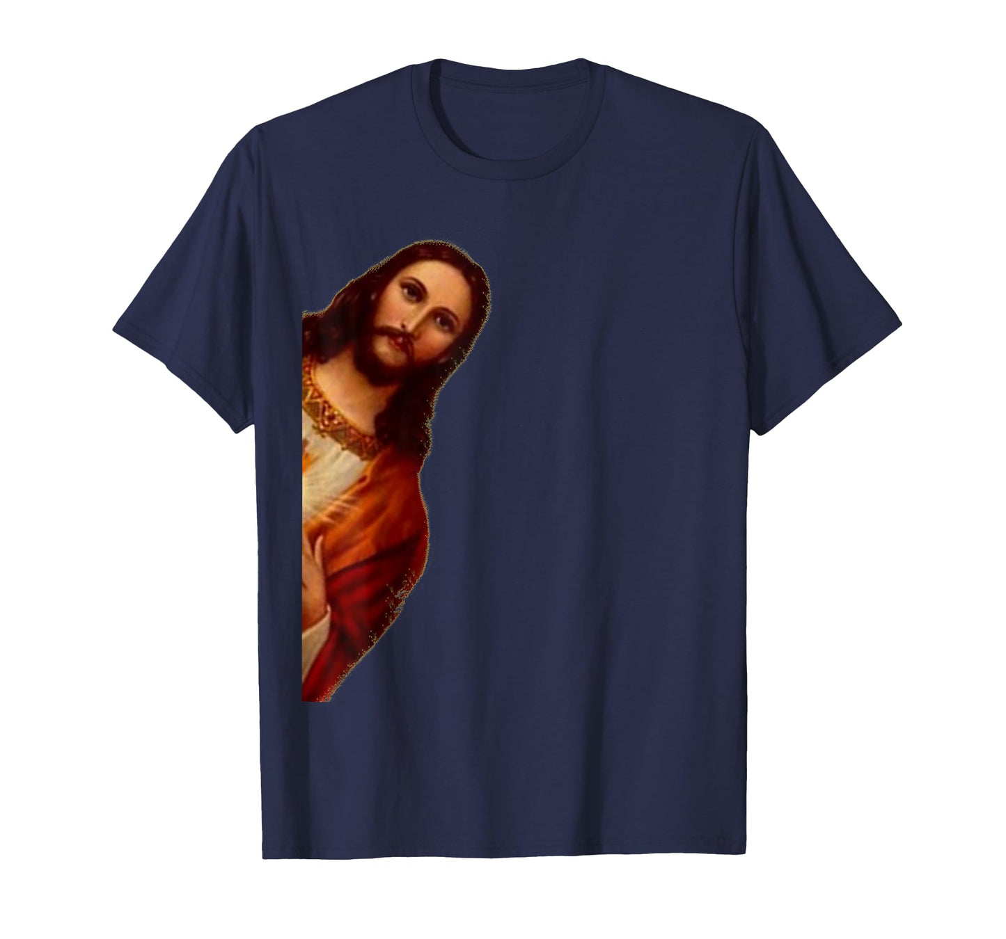 Jesus Peeking Out Funny shirt T-Shirt