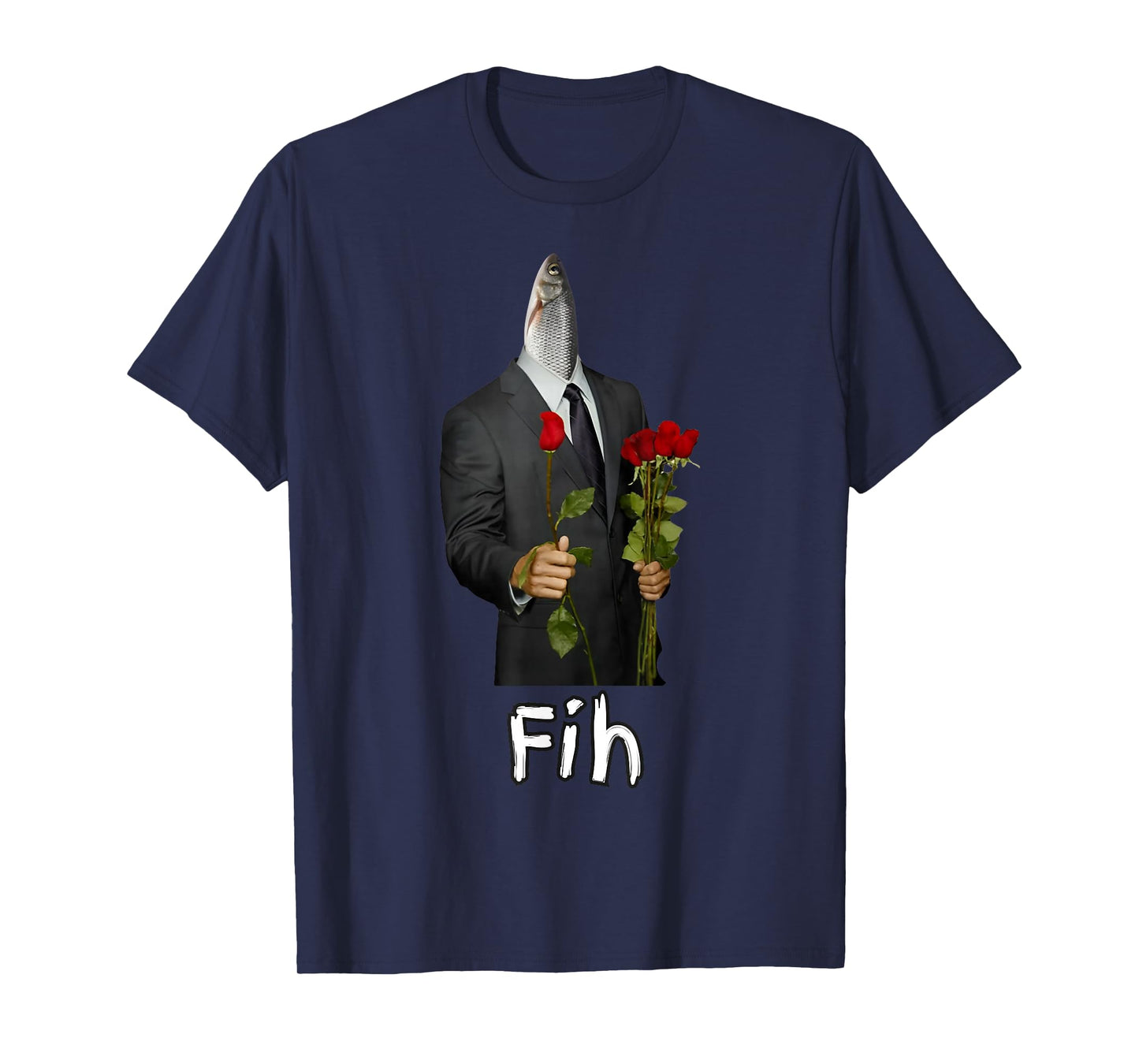 Fih gentleman Funny Misspelled Fish Meme Fih Calling Humor T-Shirt