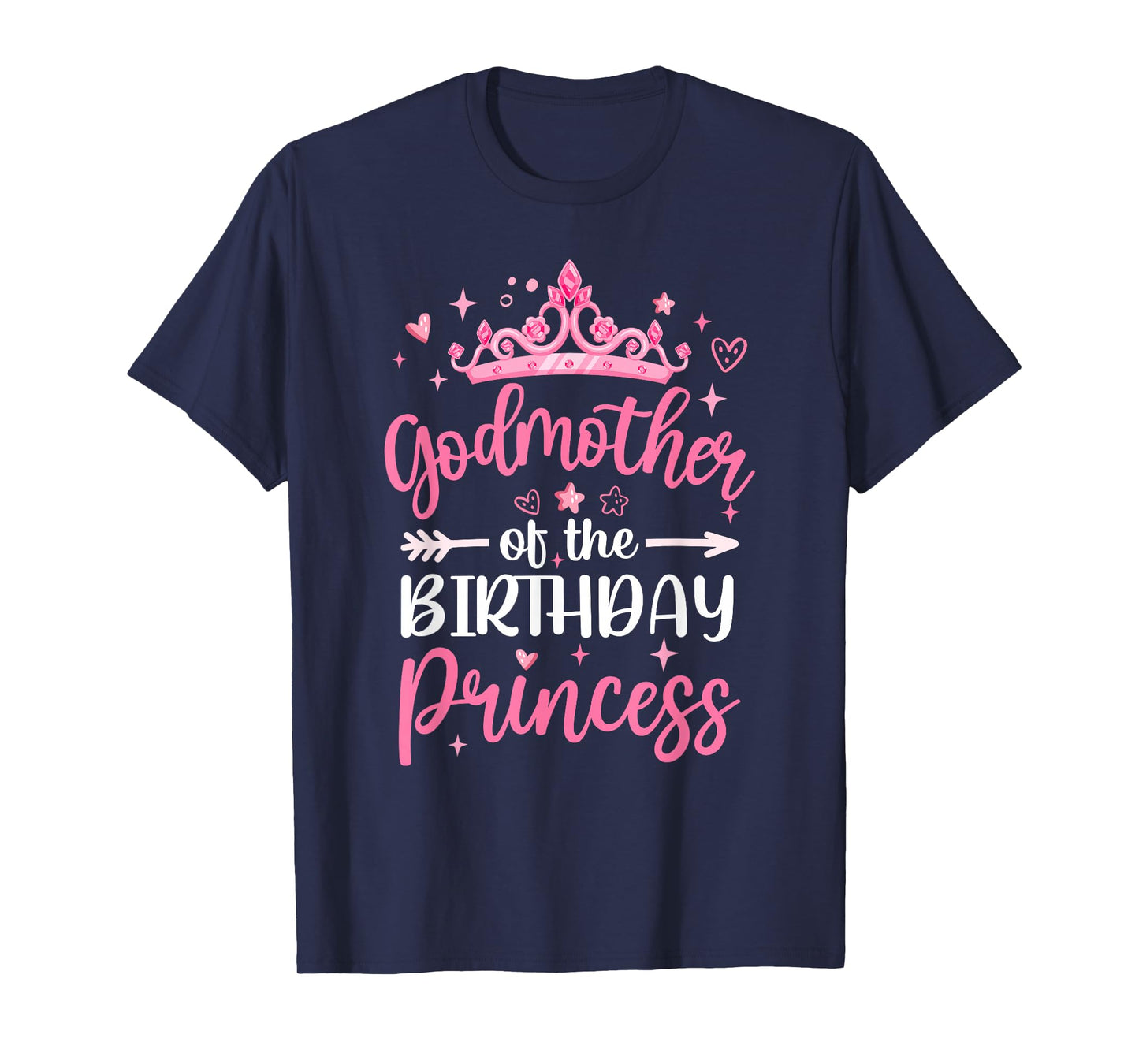 Godmother Of The Birthday Princess Birthday Girl Kid Family T-Shirt