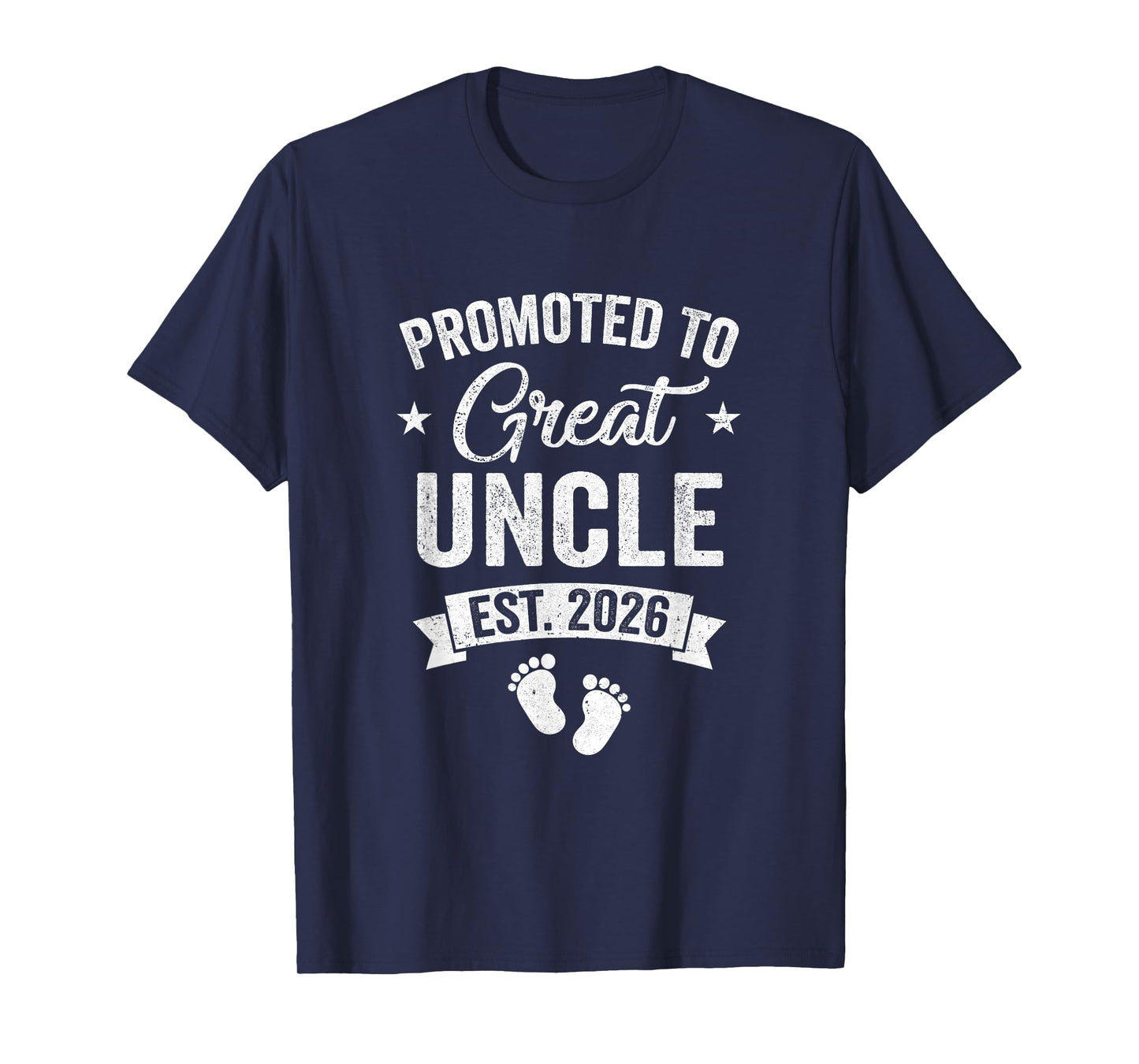 Promoted To Great Uncle Est 2026 Pregnancy Announcement T-Shirt