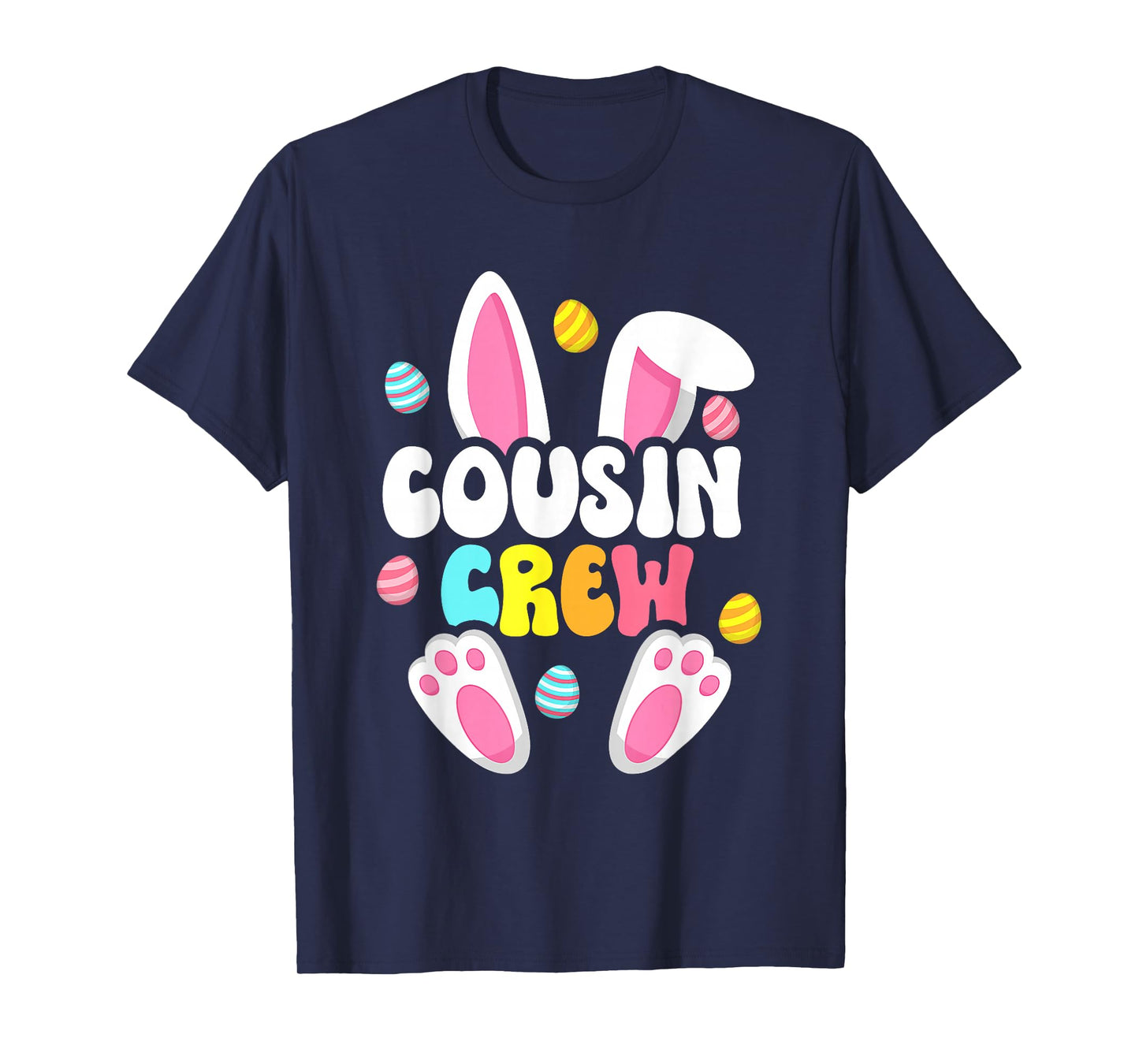 Cousin Crew Family Matching Bunny Easter Day Egg Hunt Group T-Shirt