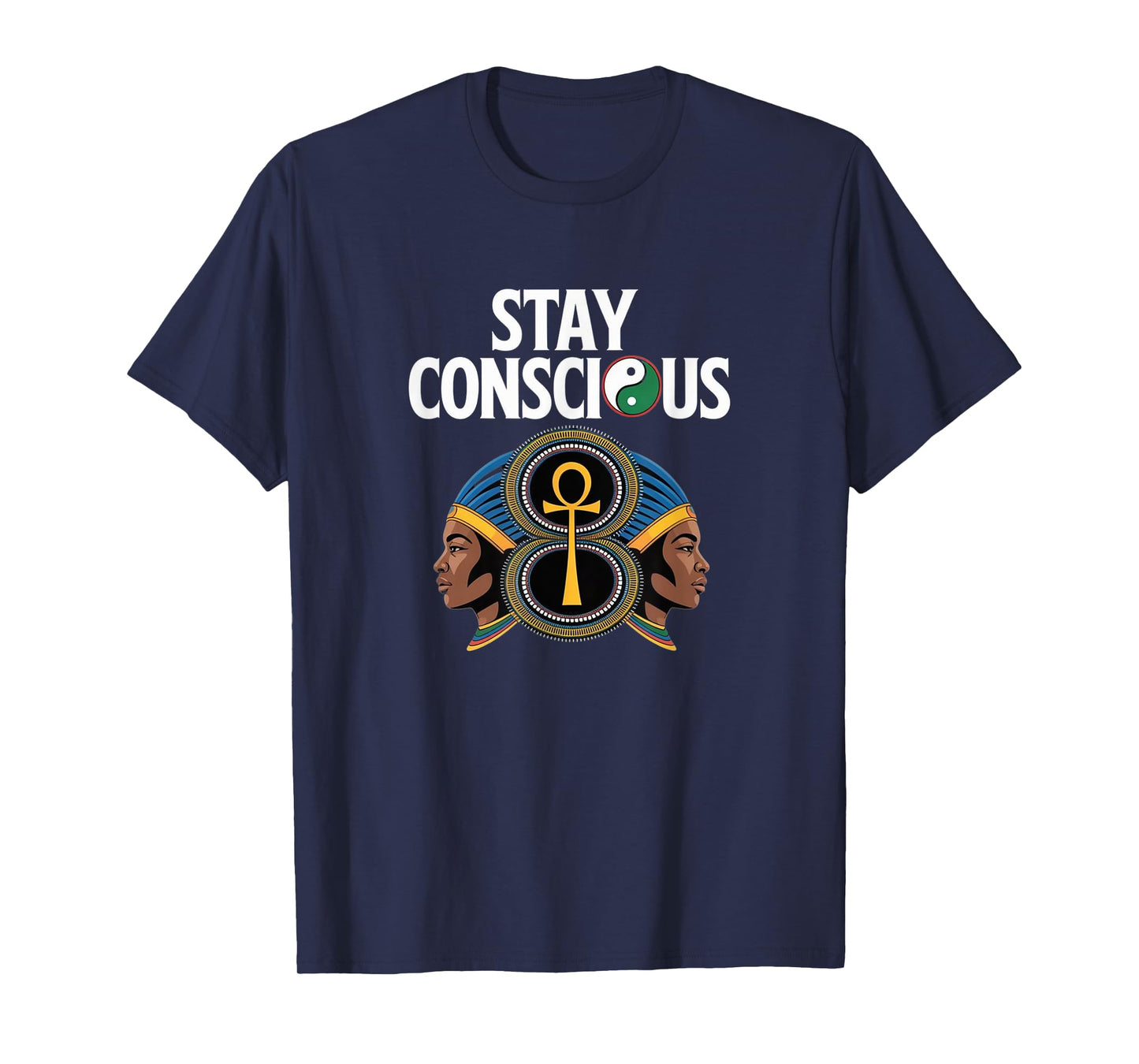 Stay Conscious - Afrocentric Clothing Black Pride T-Shirt