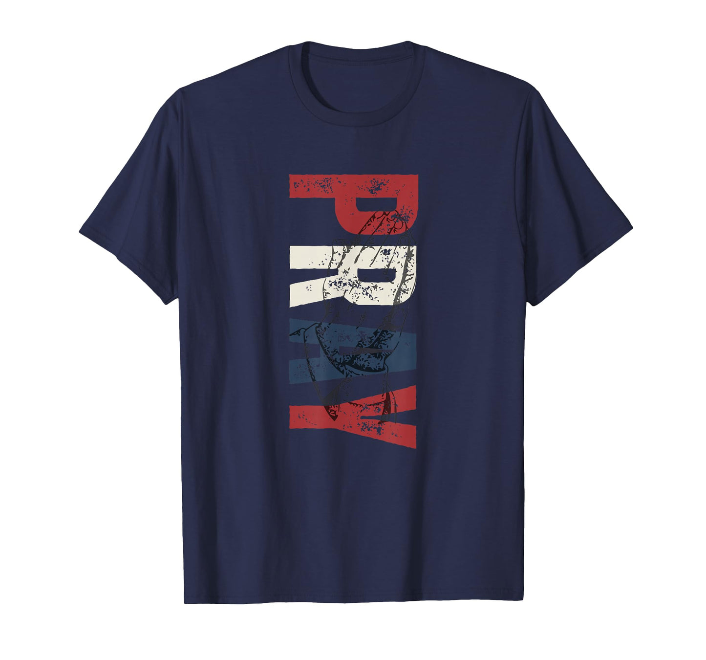 Patriotic Pray Christian USA Red White Blue Typography Item T-Shirt