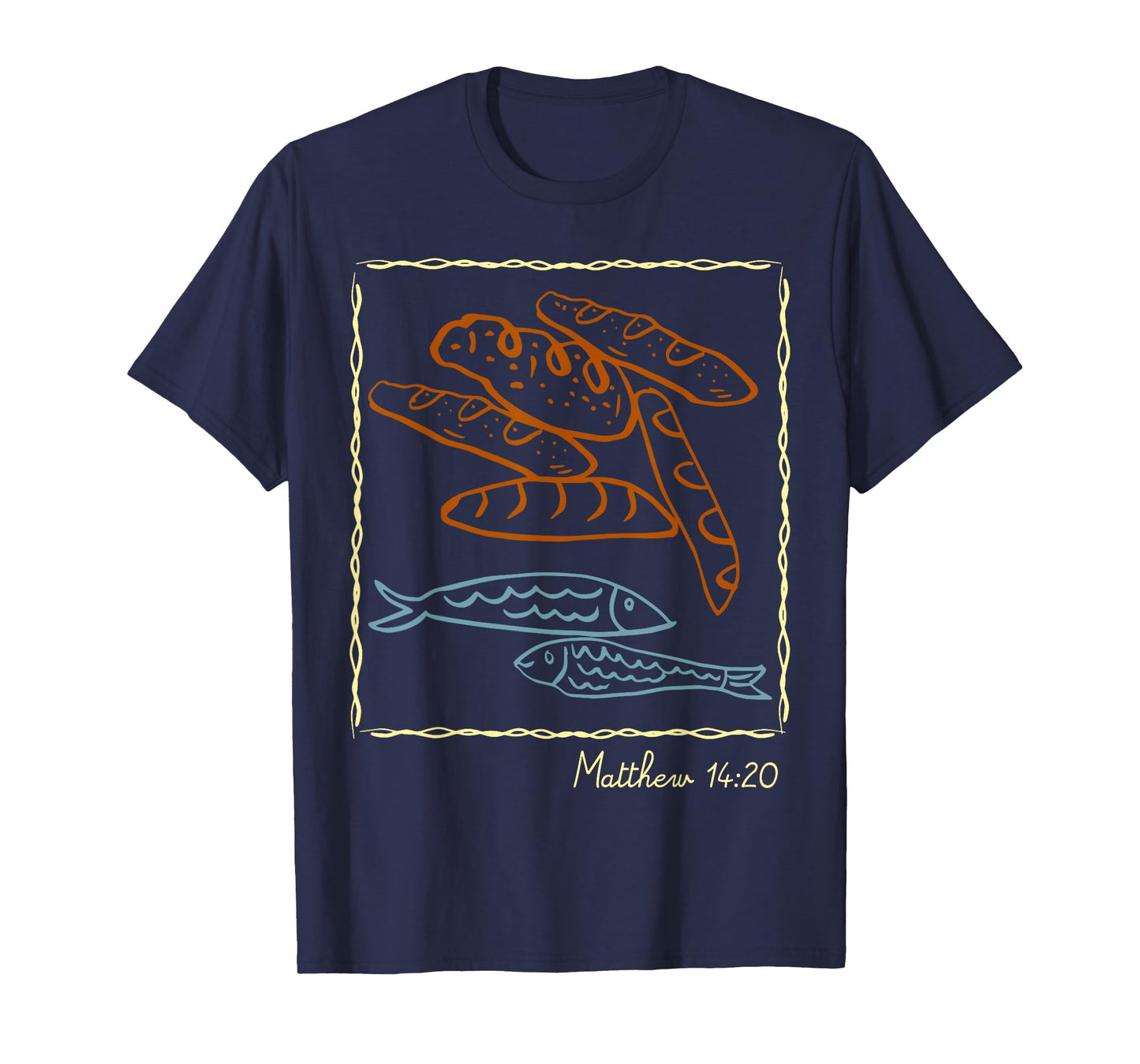 Five Loaves of Bread, Two Fish and 5000 Believers T-Shirt