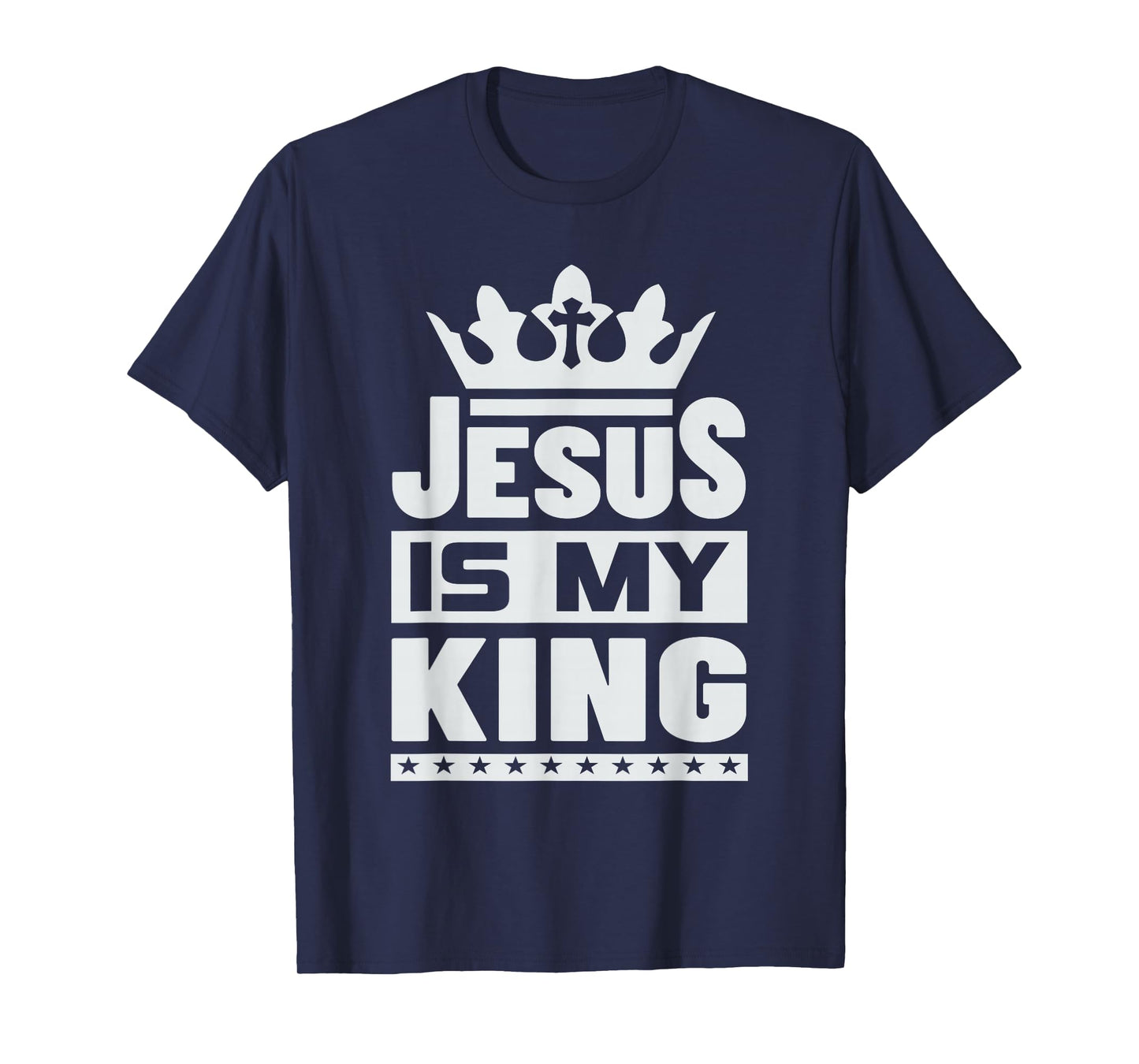 Jesus is My King – Bold Faith and Strength Design T-Shirt