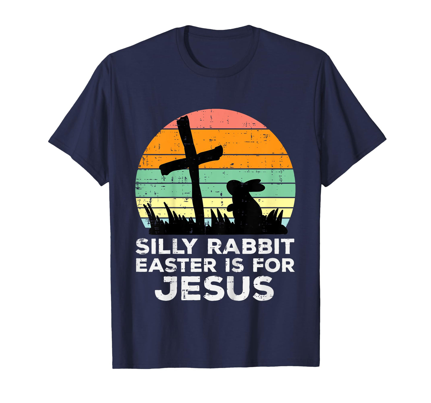 Kids Silly Rabbit Easter Is For Jesus Christians Toddler Kids T-Shirt