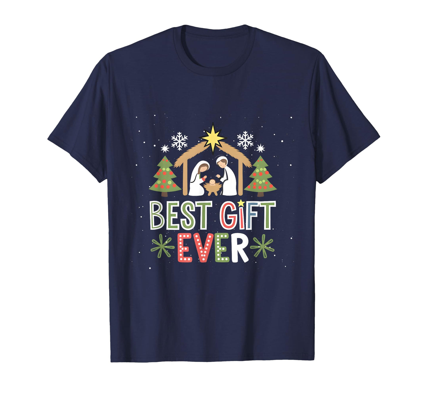 Nativity Christmas Jesus Christian Gifts T-Shirt