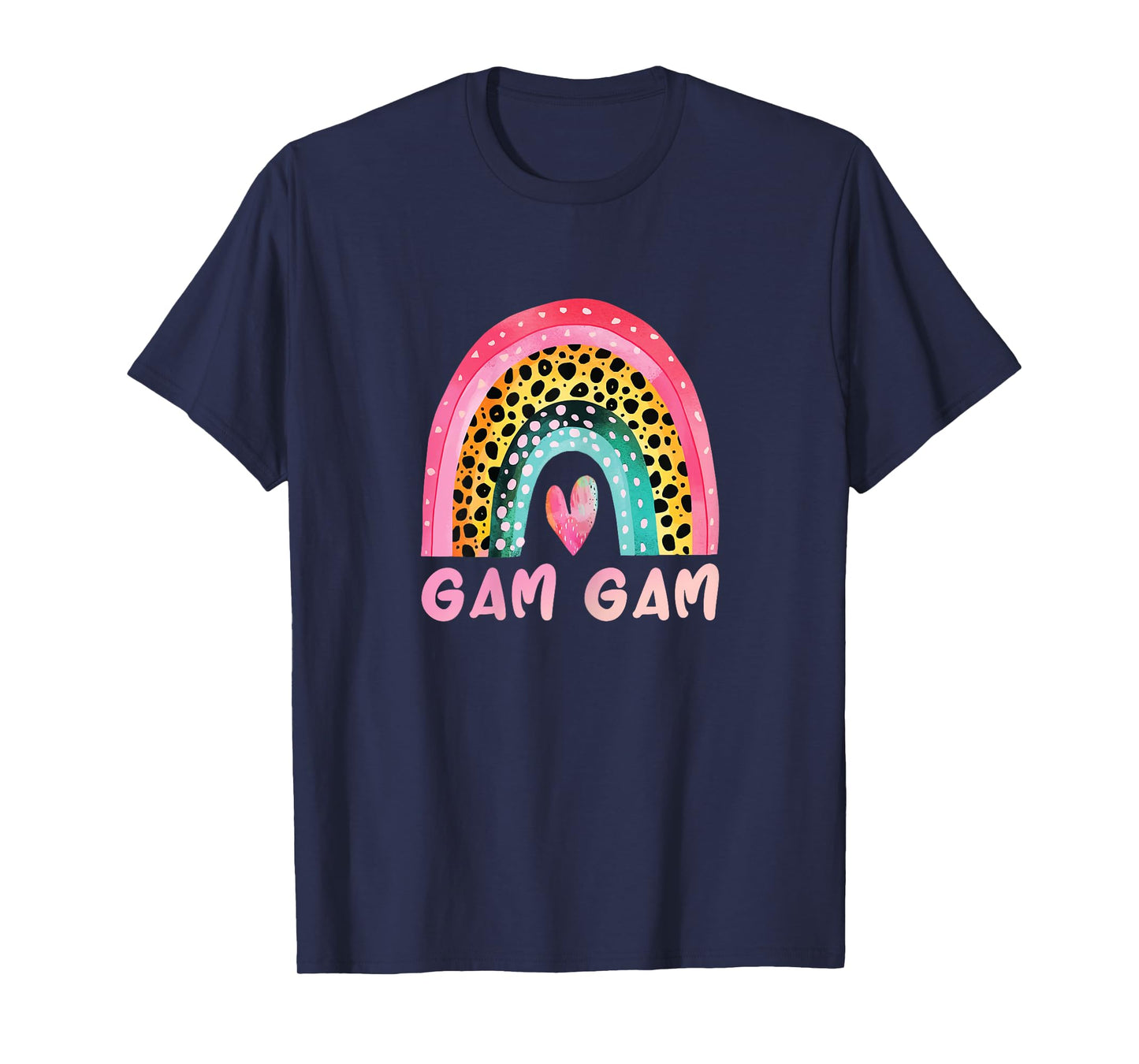 Gam-Gam Rainbow Mother's Day Love Cute Funny Grandma GamGam T-Shirt