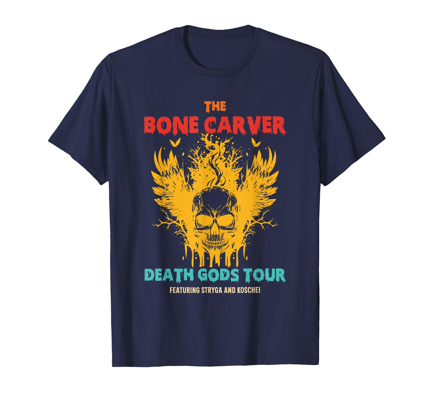 The Bone Carver Death Gods Tour Featuring Stryga And Koschei T-Shirt