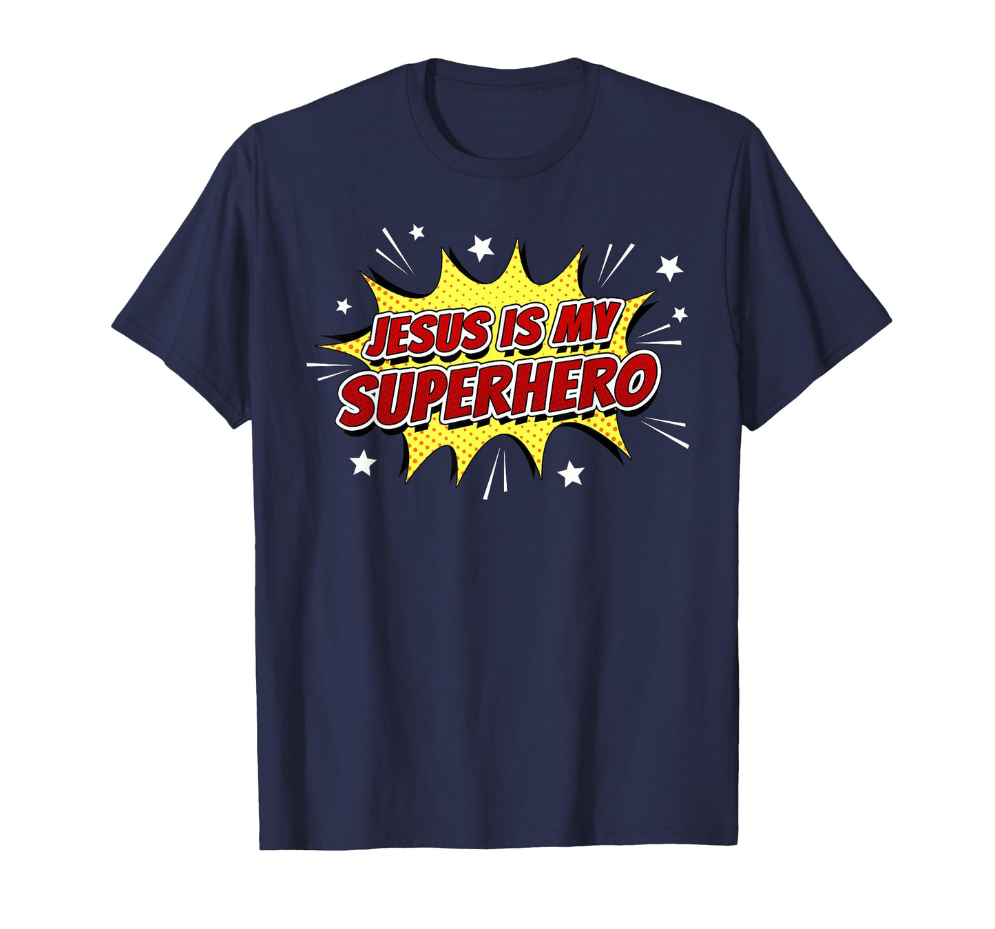 Jesus is My Superhero – Kids & Adult Christian Faith Comic T-Shirt