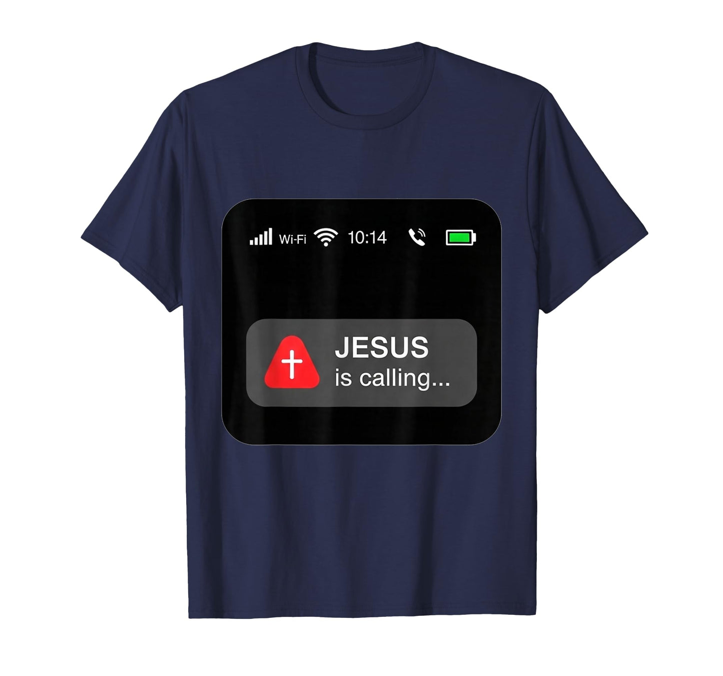 Funny Jesus is Calling Christian Humor Graphic T-Shirt