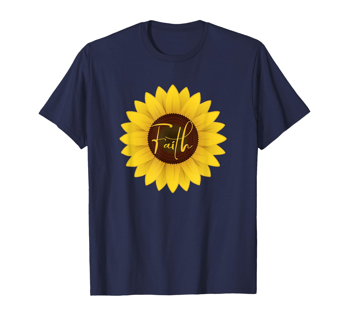 Funny Faith Christian Gift Sunflower for Women T-Shirt