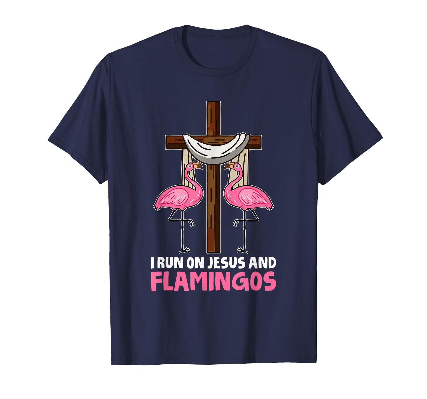Christianity Cool - Jesus Bible Religion Christian Flamingo T-Shirt
