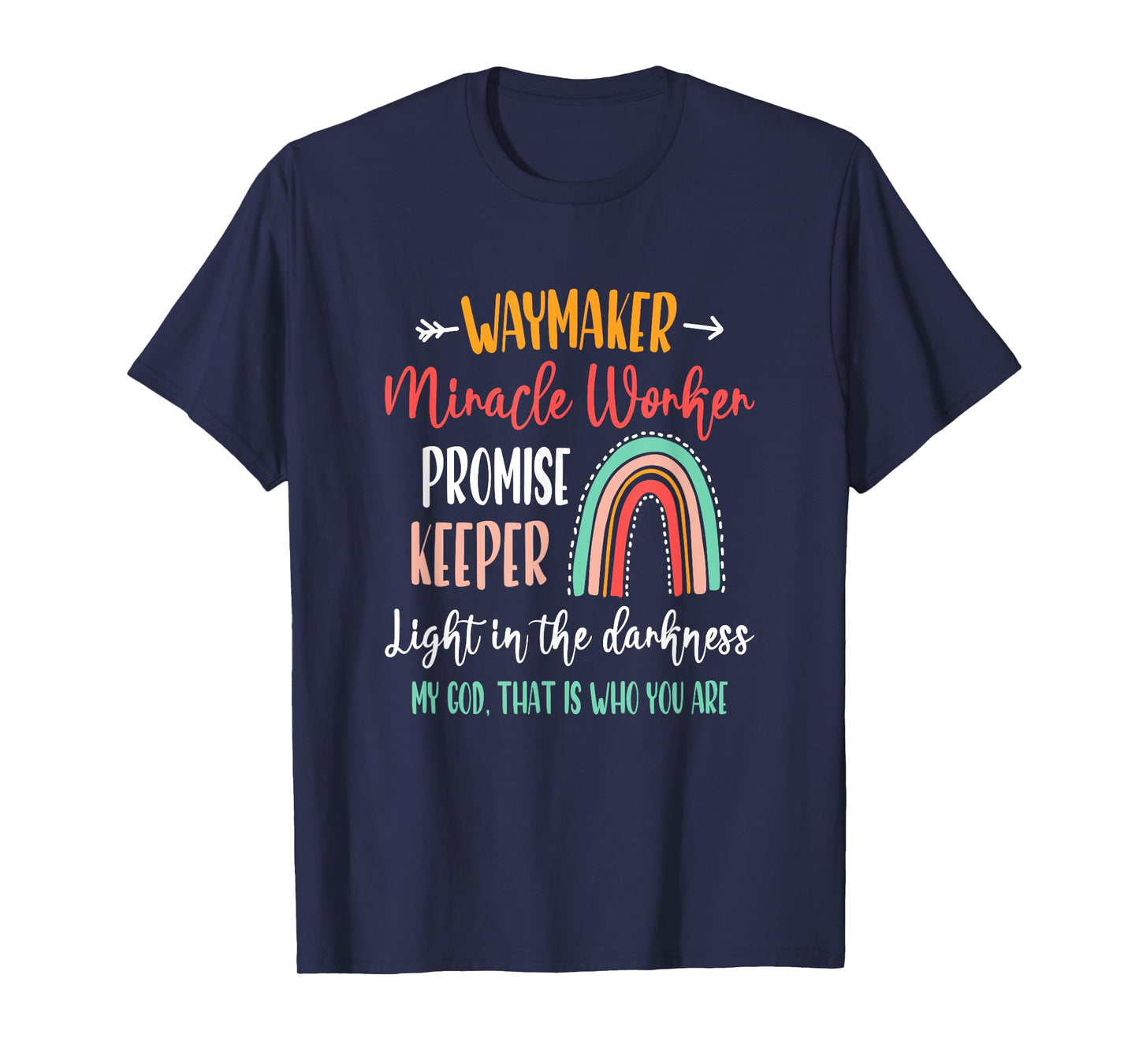 Waymaker Promise Keeper Miracle Worker Christian Kids Jesus T-Shirt