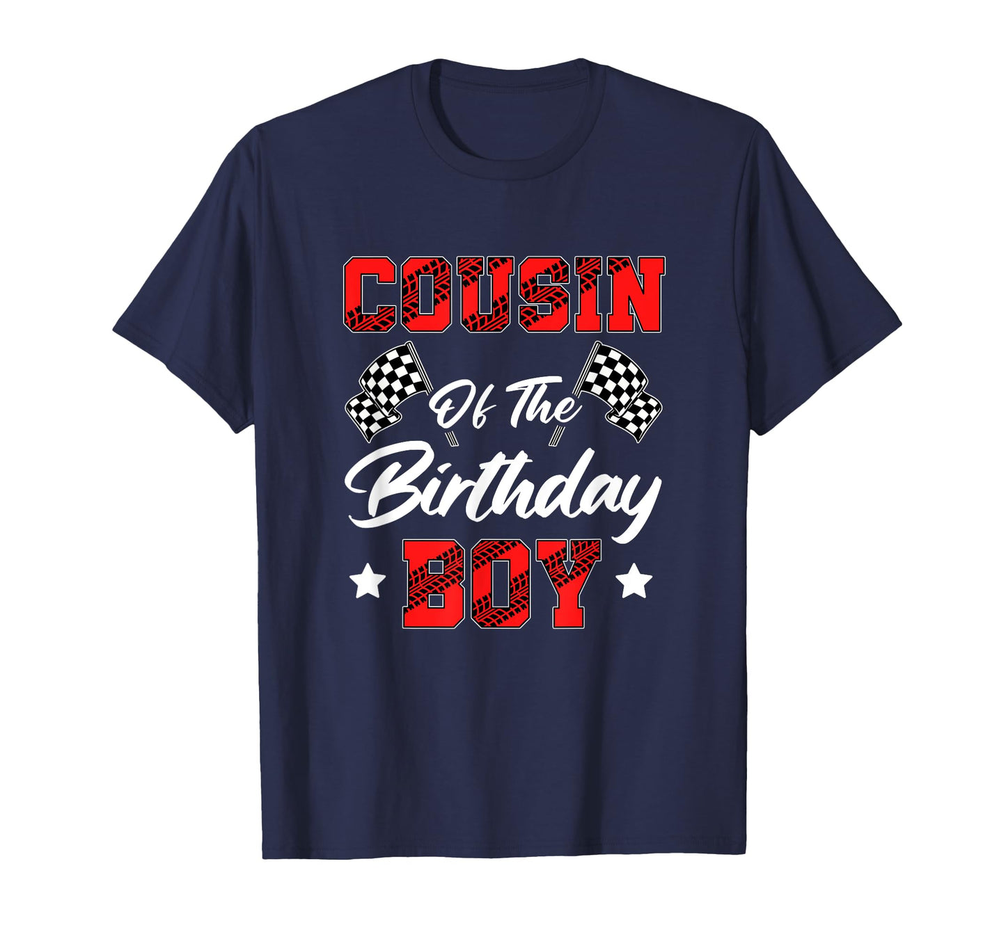 Race Car Cousin Of The Birthday Boy Racing Family Pit Crew T-Shirt