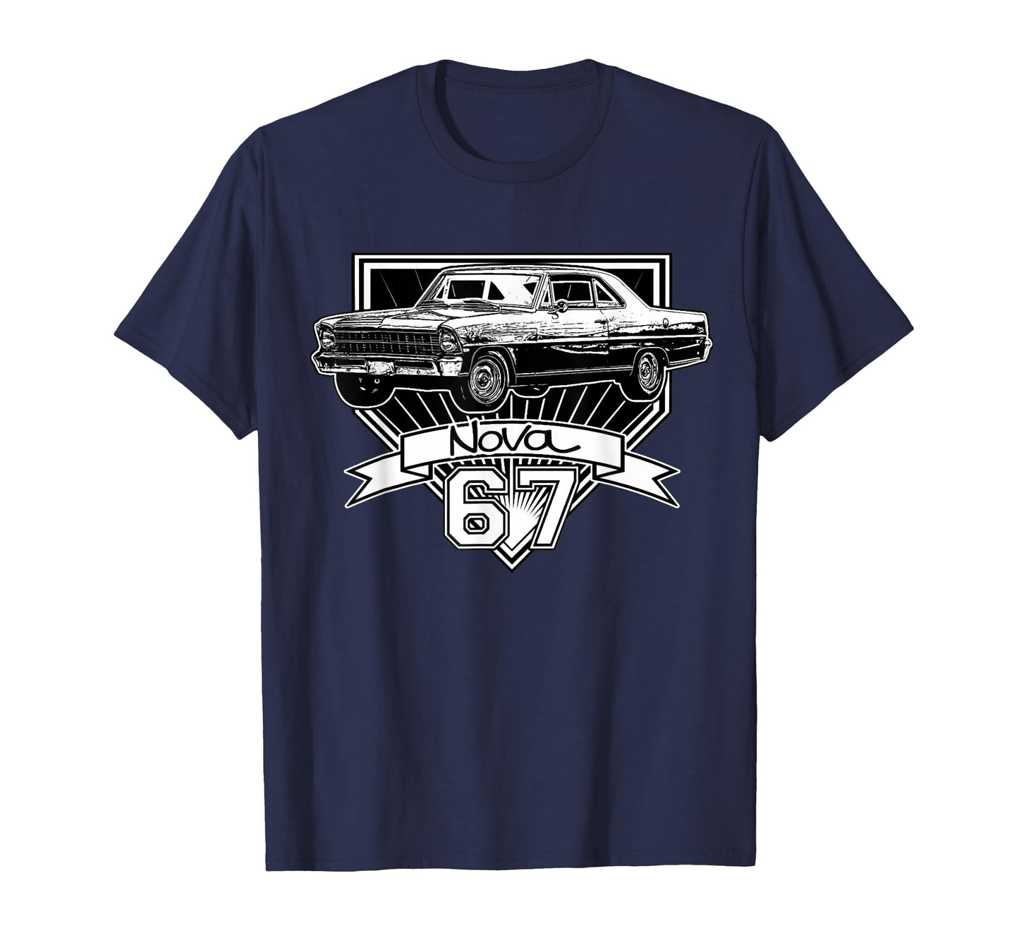 1967 67 Chevys Nova Classic Car Old School Muscle Car T-Shirt