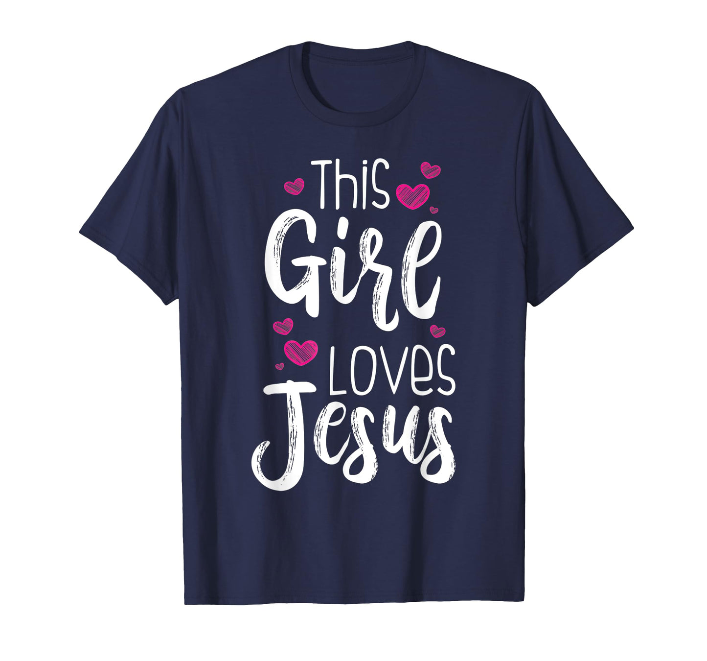 This Girl Loves Jesus Gift For Christian Teen Kid Cool Women T-Shirt
