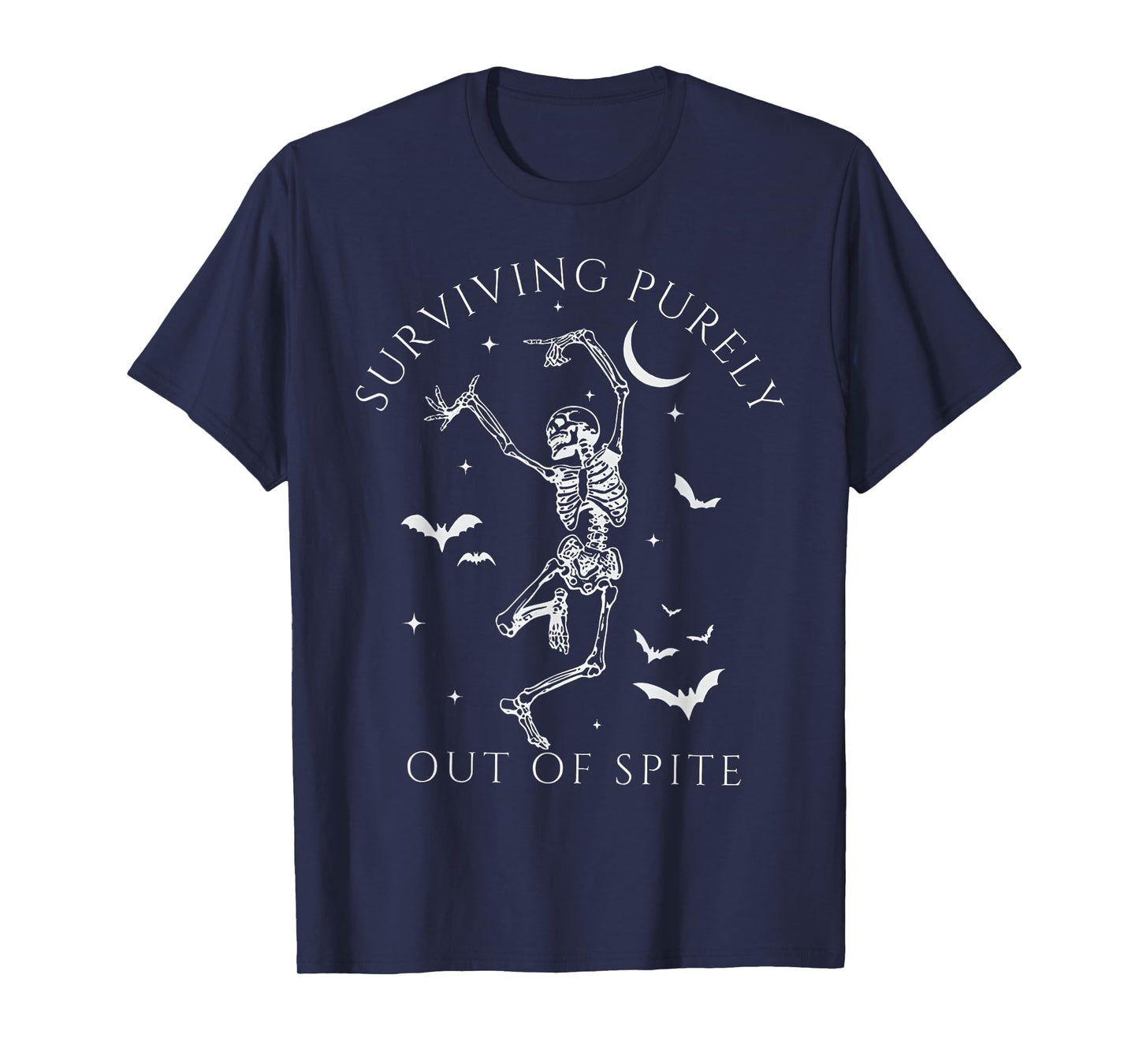 Surviving Purely Out of Spite Halloween Protest Political T-Shirt
