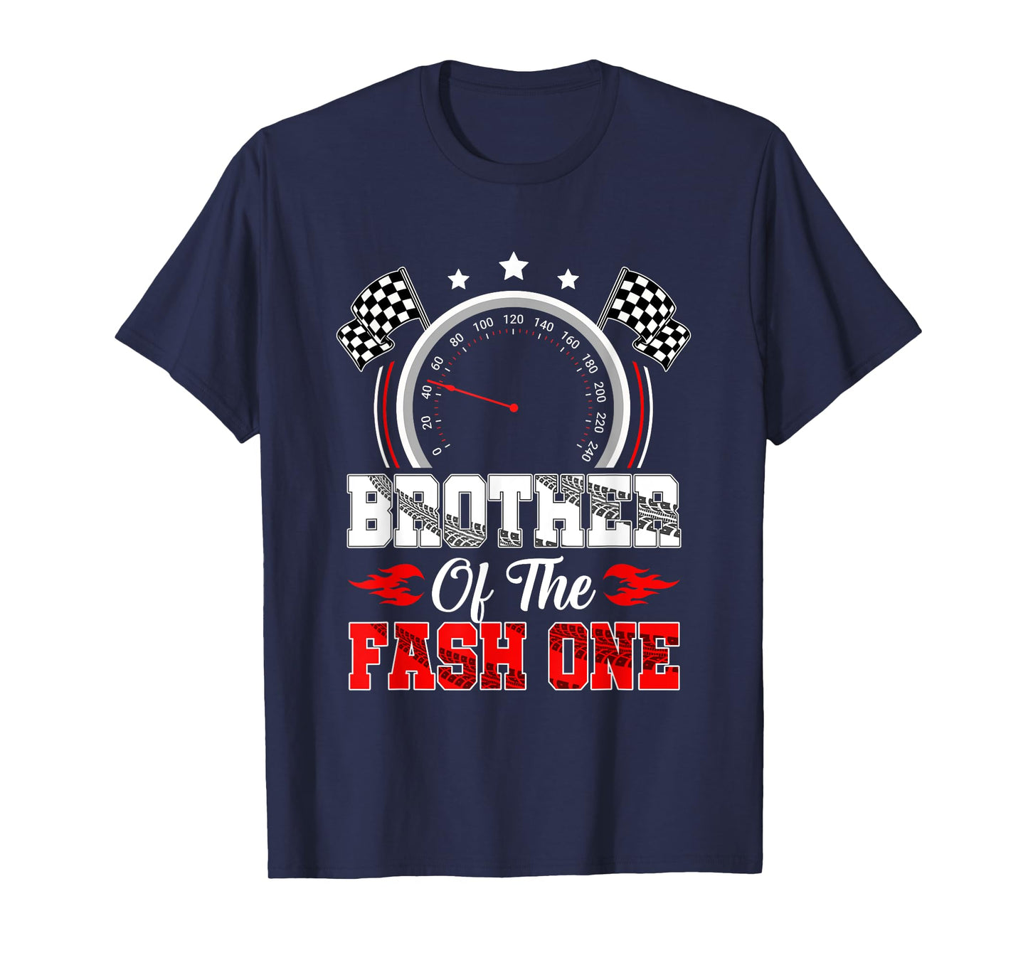 Brother Of The Fast One 1St Birthday Racing Car Family T-Shirt