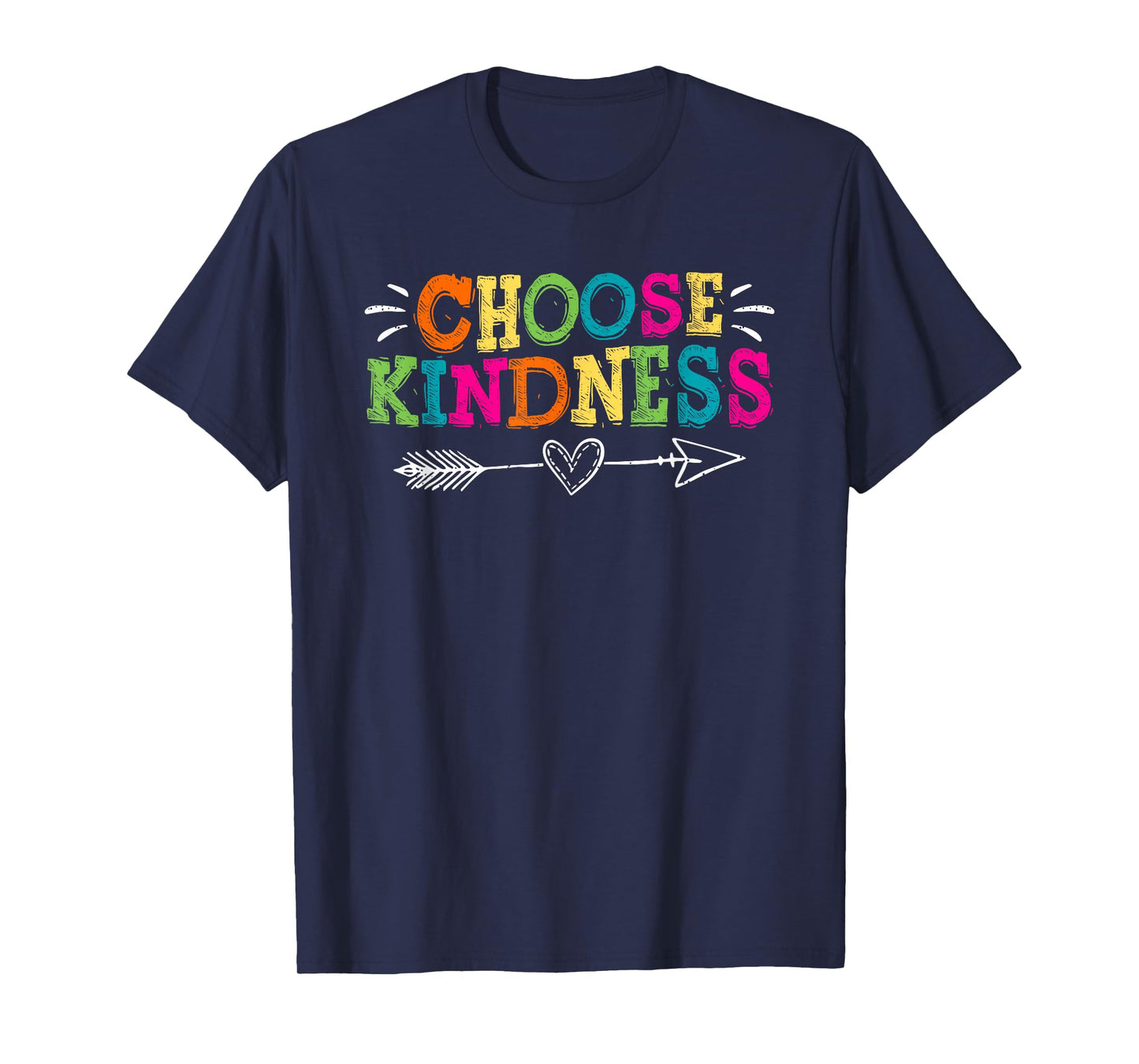 Choose Kindness Retro Groovy - Be Kind Inspirational T-Shirt