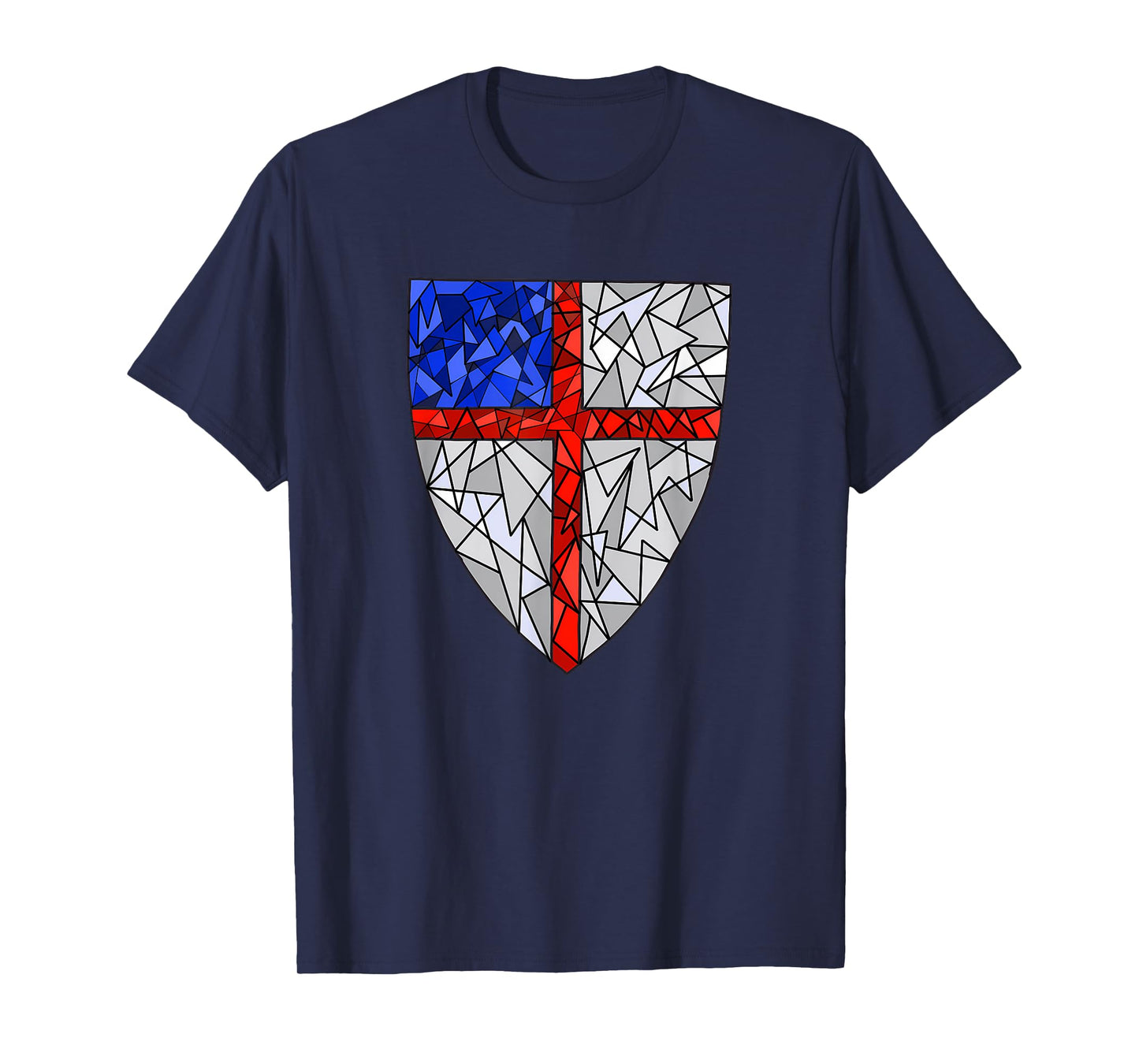 Funny Episcopal Shield Geometric Christian T-Shirt