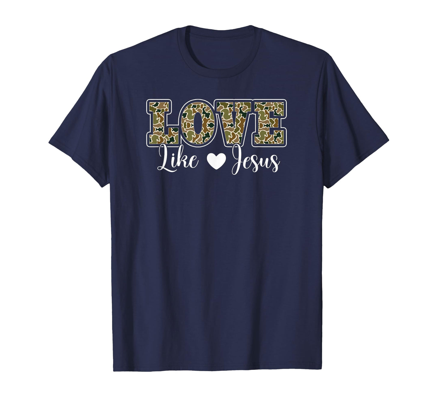 Jesus Love Like Jesus Christian Cross Pray Faith Bible Verse T-Shirt