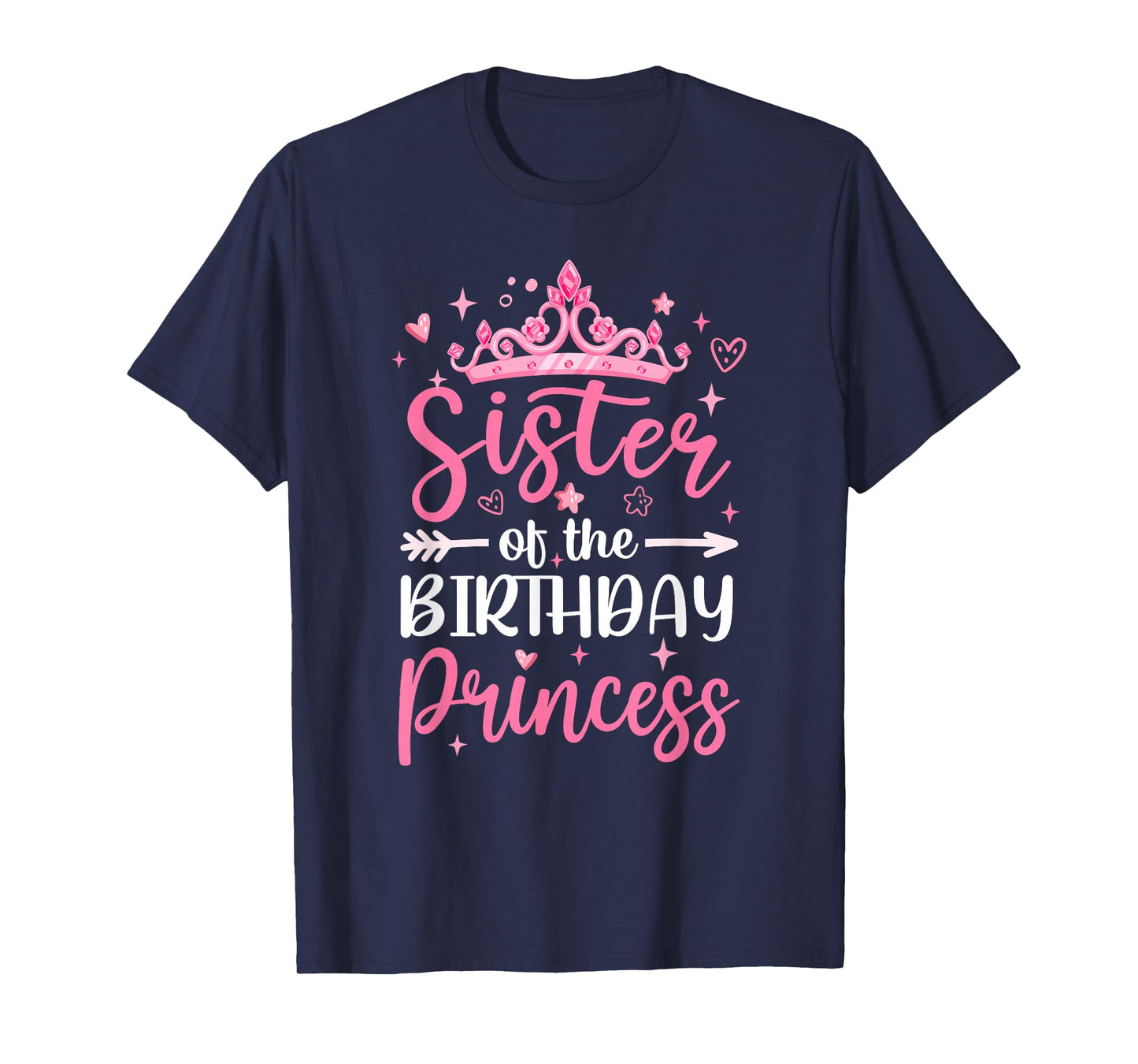 Sister Of The Birthday Princess Birthday Girl Kid Family T-Shirt