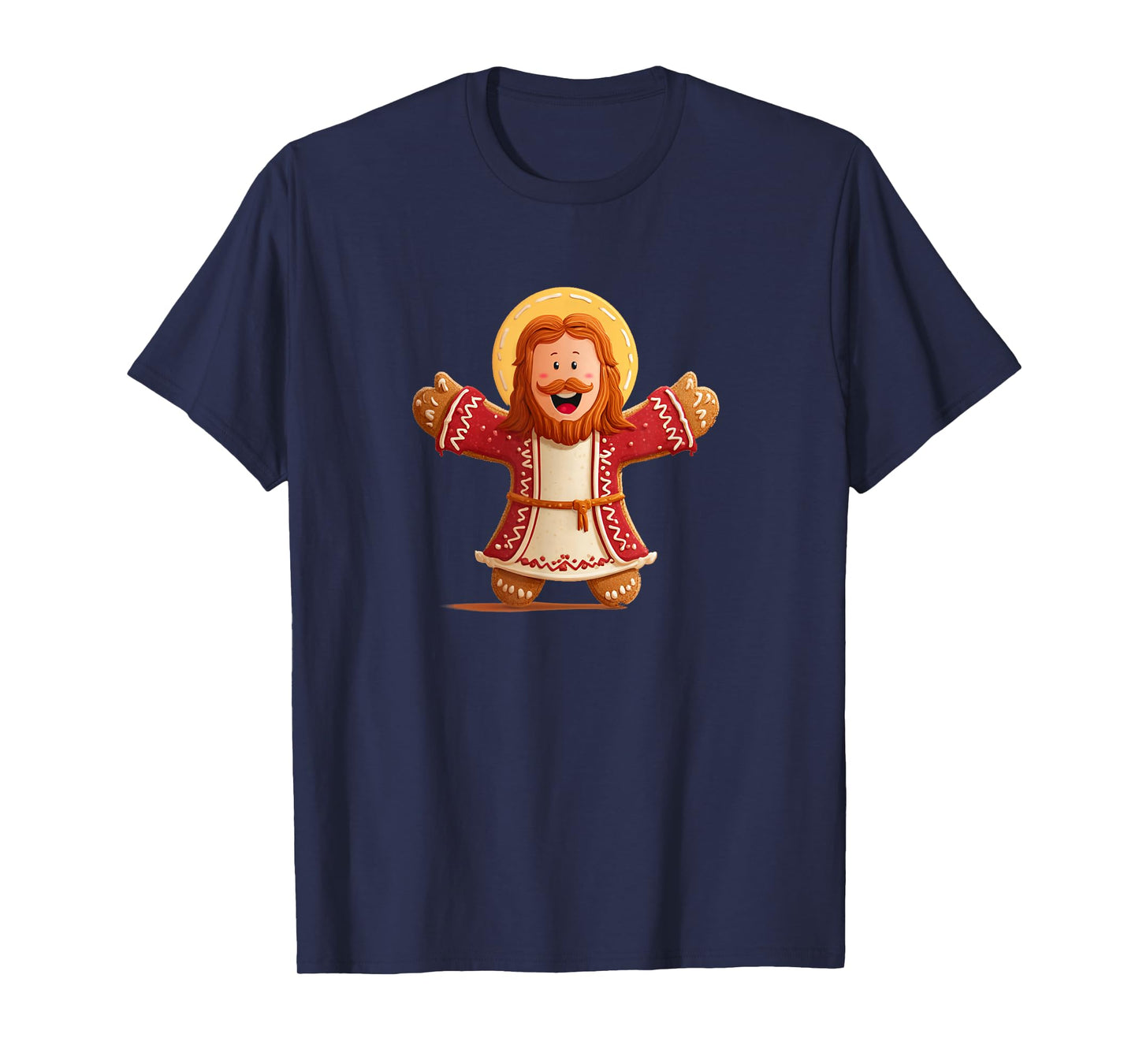 Nice Happy Gingerbread Jesus Christ T-Shirt