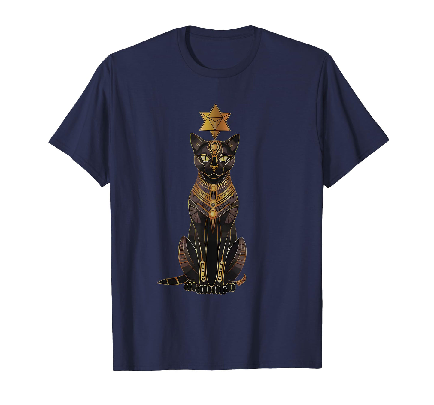 Bastet Ancient Egypt Cat God Hieroglyphic Egyptian History T-Shirt
