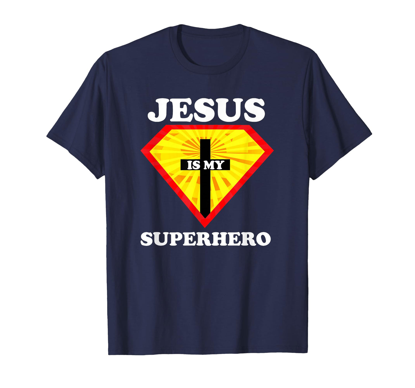 Jesus Is My Superhero Cute Powerful Christian Gift American T-Shirt