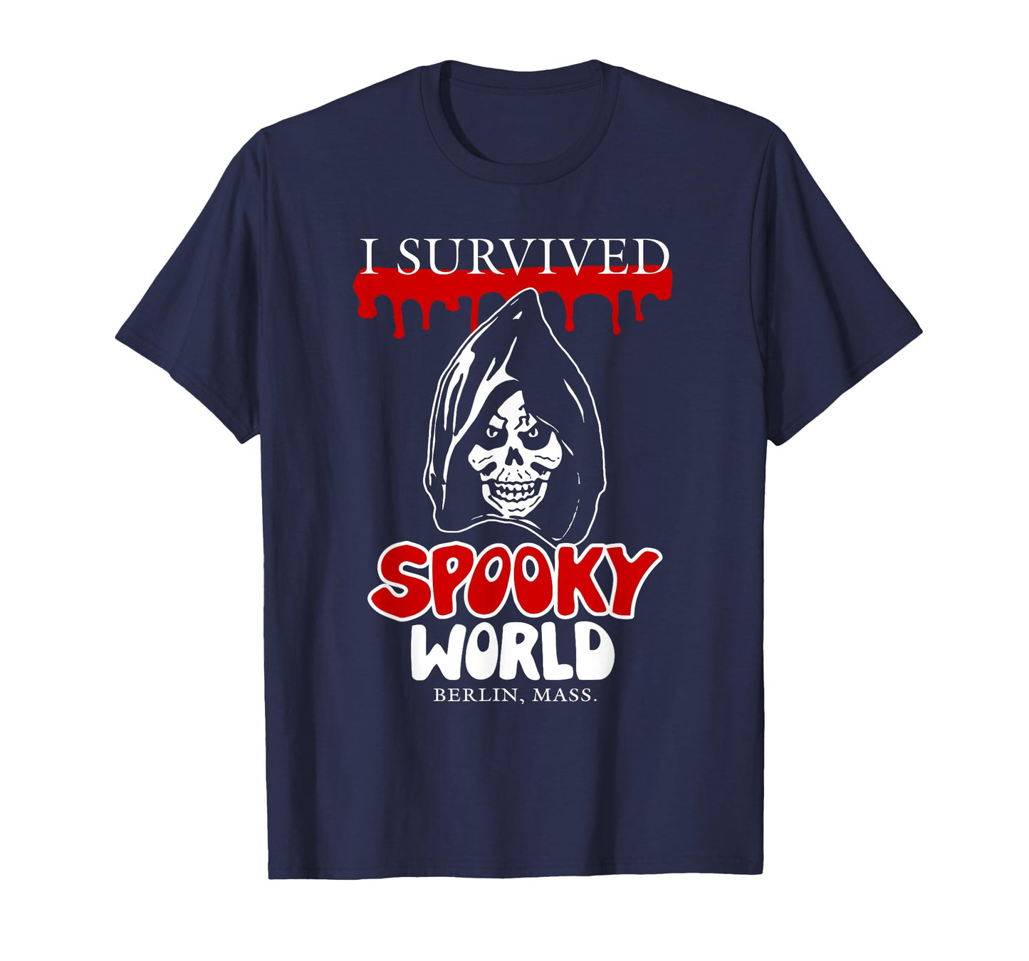 I Survived Spooky World funny design T-Shirt
