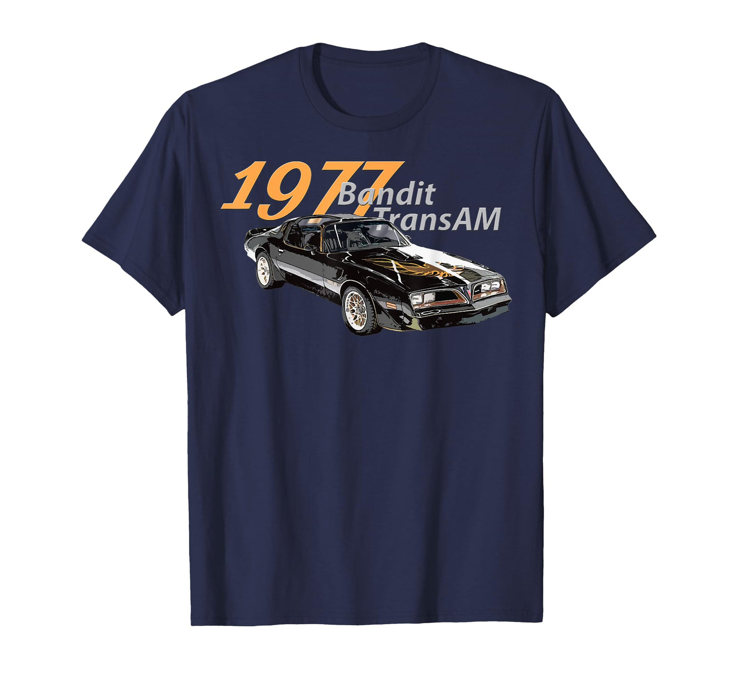 1977 77 trans am vintage black car MUSCLE CARS 70s CLASSIC T-Shirt