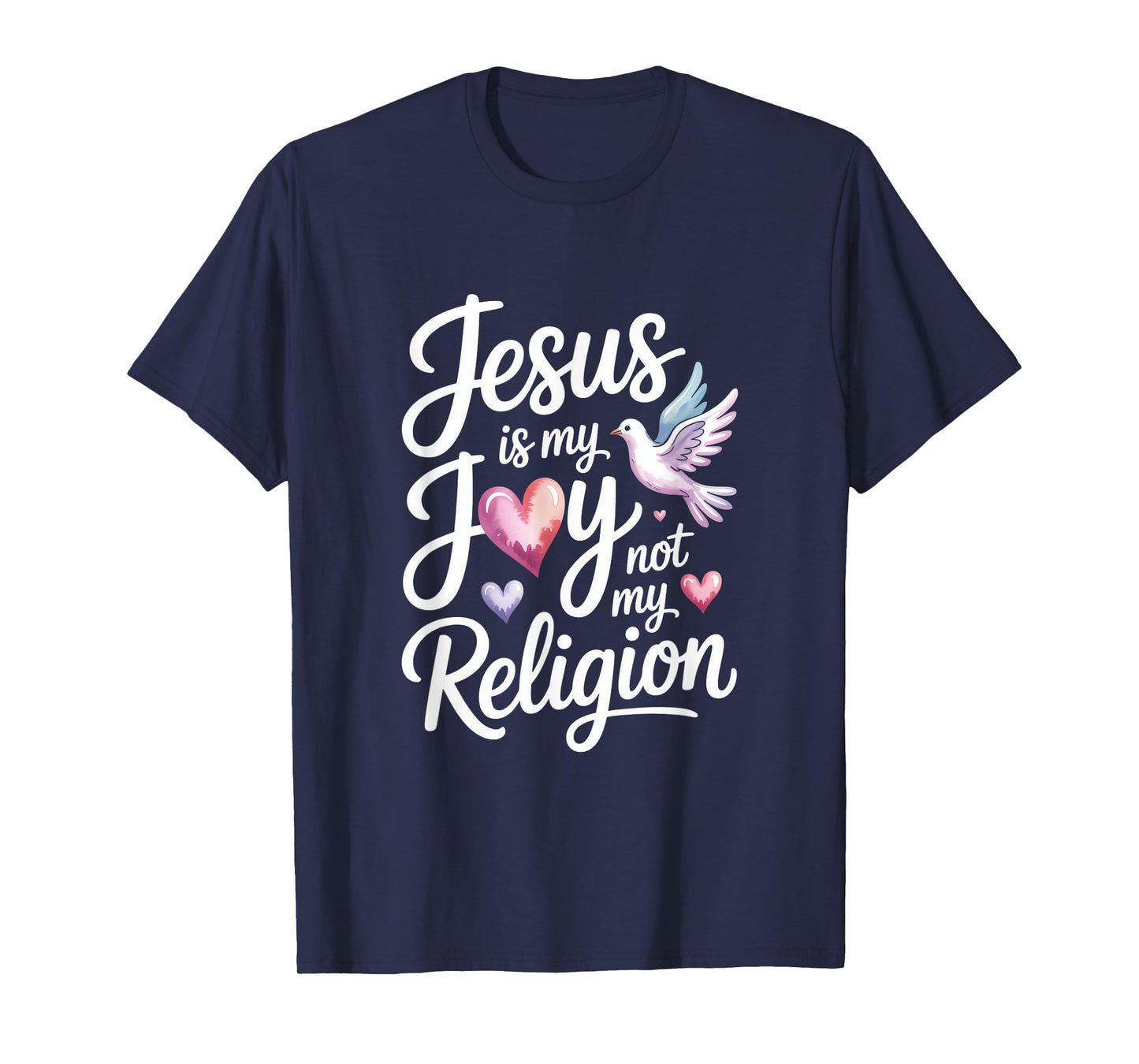 Jesus is My Joy Not My Religion Christian T-Shirt