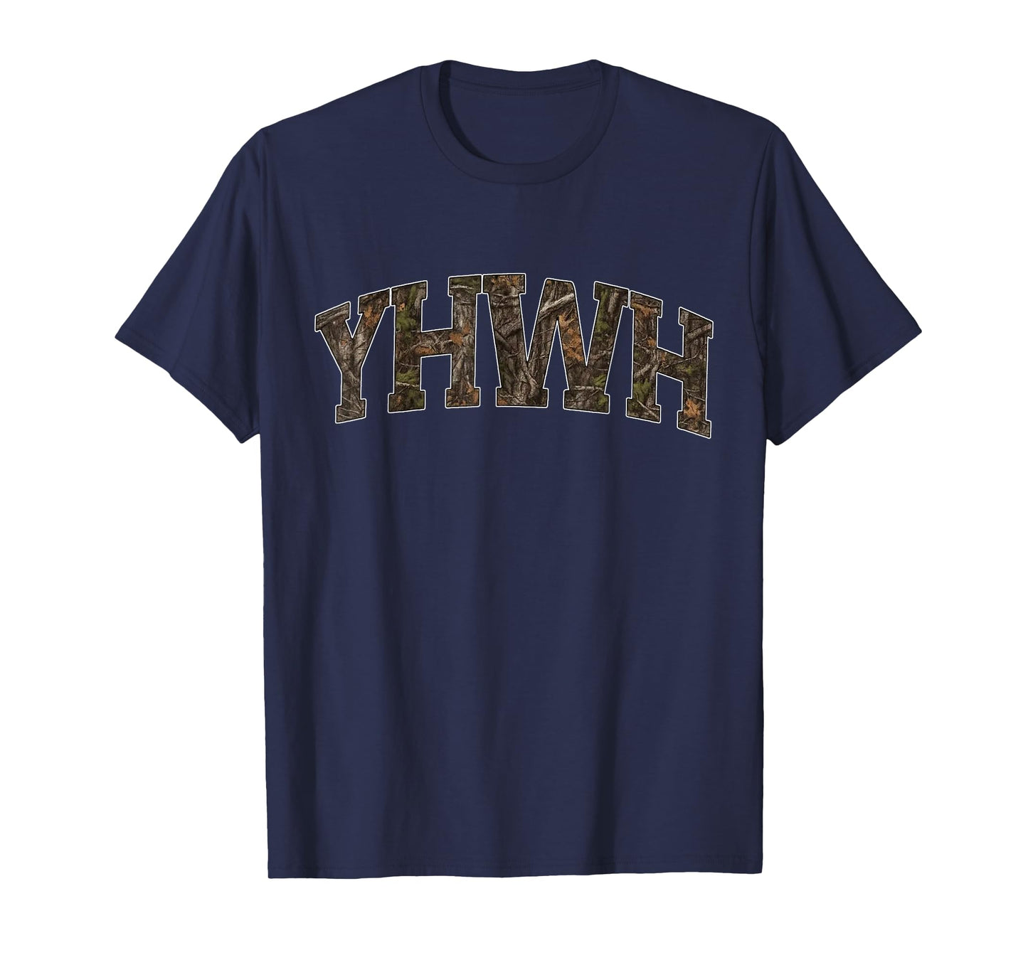 Camouflage YHWH Yahweh Christian Camo Hunting T-Shirt