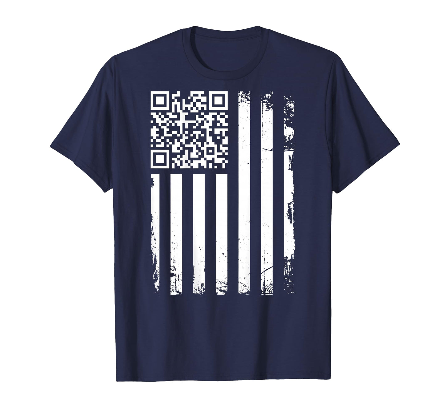 (BACK) Funny QR Don't Be A Little Btch Code Saying Quote T-Shirt