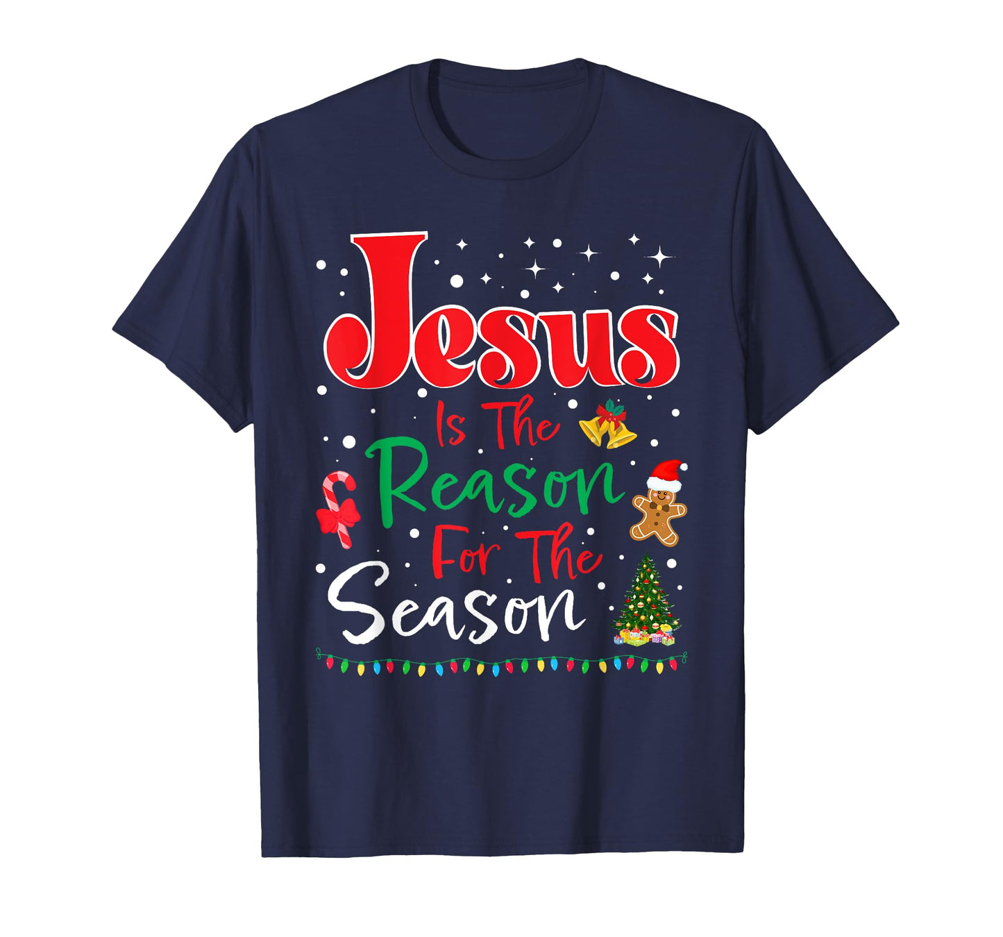 Jesus Is The Reason for The Season Christmas Family Pajamas T-Shirt