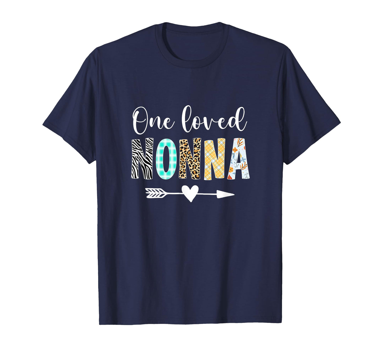 Nonna Women Cute Design One Loved Nonna Mother's Day T-Shirt