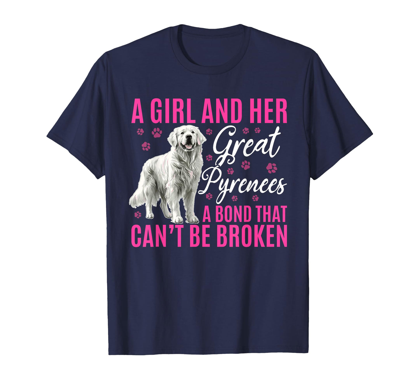 Great Pyrenees Dog Owner T-Shirt for Men Women Girls Kids