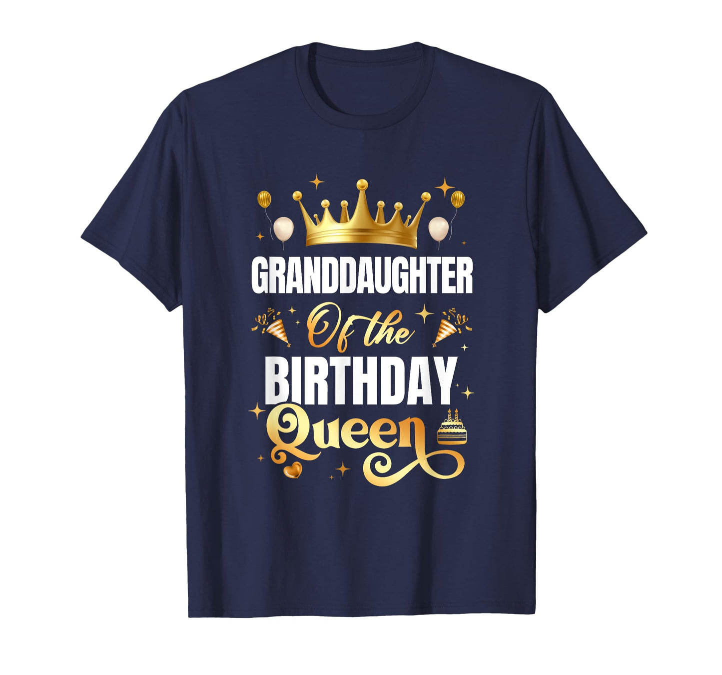 Daughter Of The Birthday Queen Funny Matching Birthday Party T-Shirt