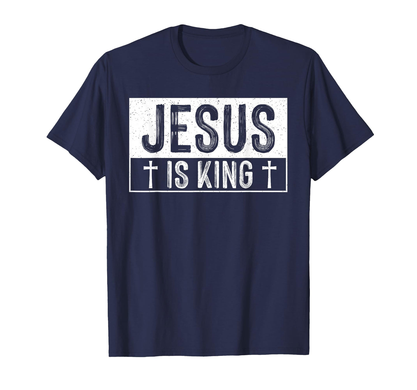 Cute Jesus is King Christian - Inspirational Religious Faith T-Shirt