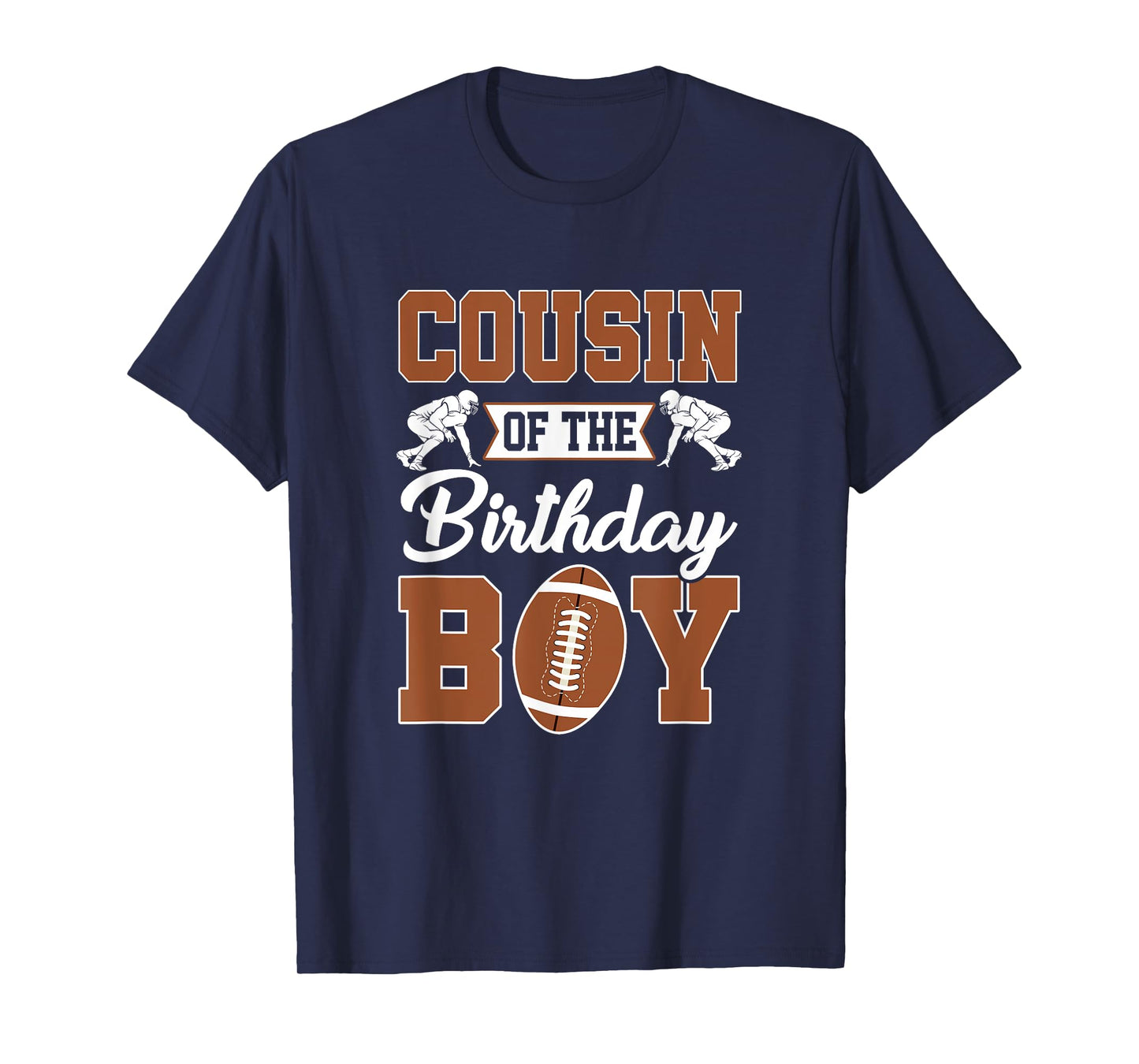 Cousin Of The Birthday Boy Football Party Family Matching T-Shirt