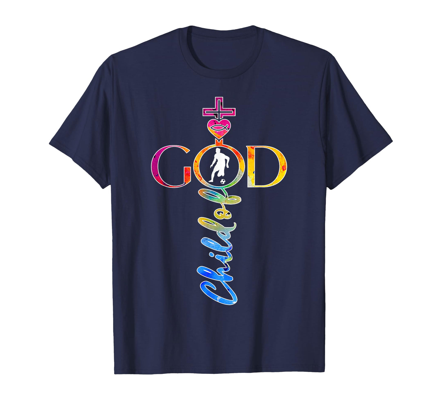 RELIGIOUS JESUS SOCCER CHILD OF GOD SOCCER T-Shirt