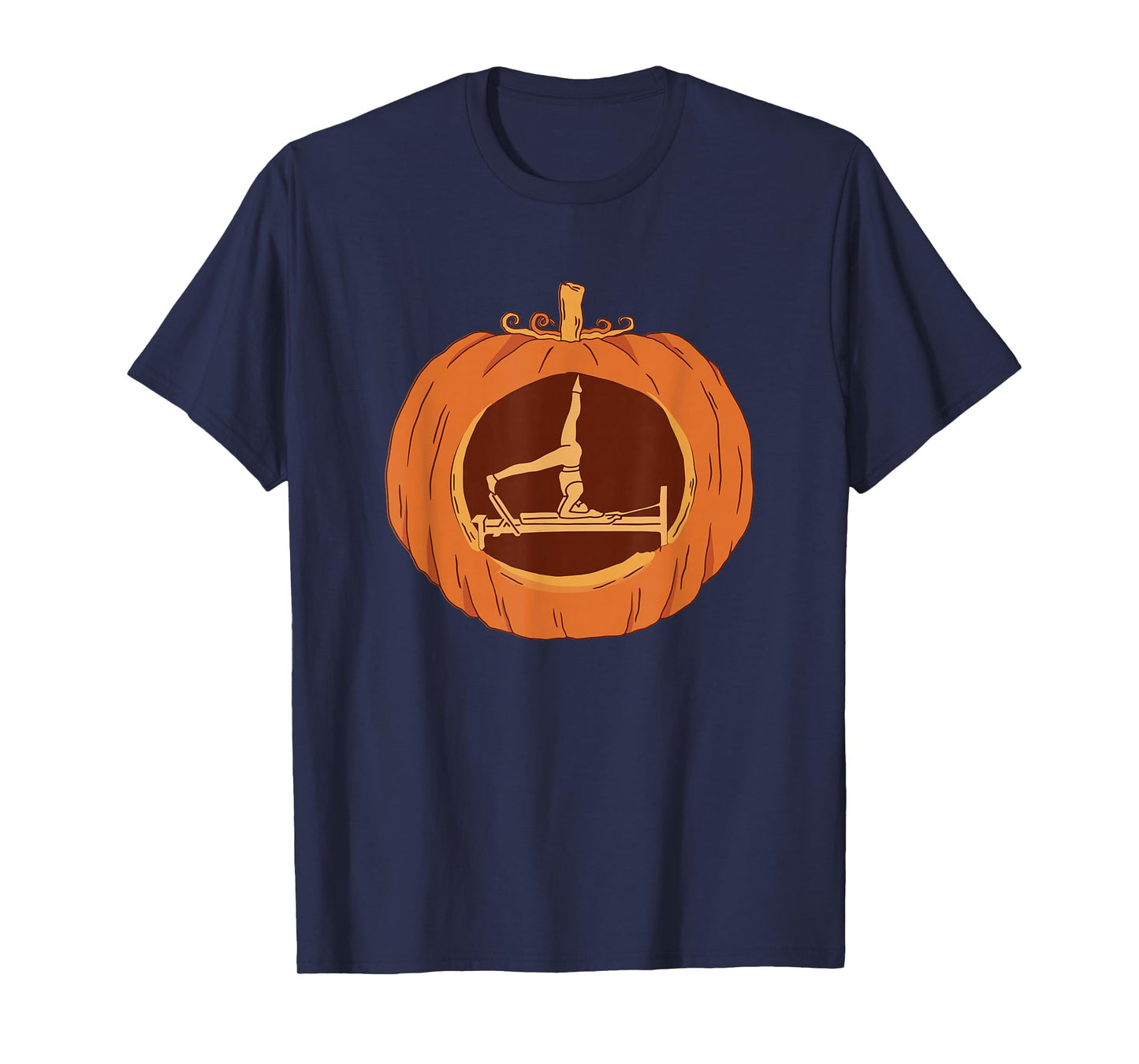 Funny Reformer Pilates with Pumpkin Halloween T-Shirt