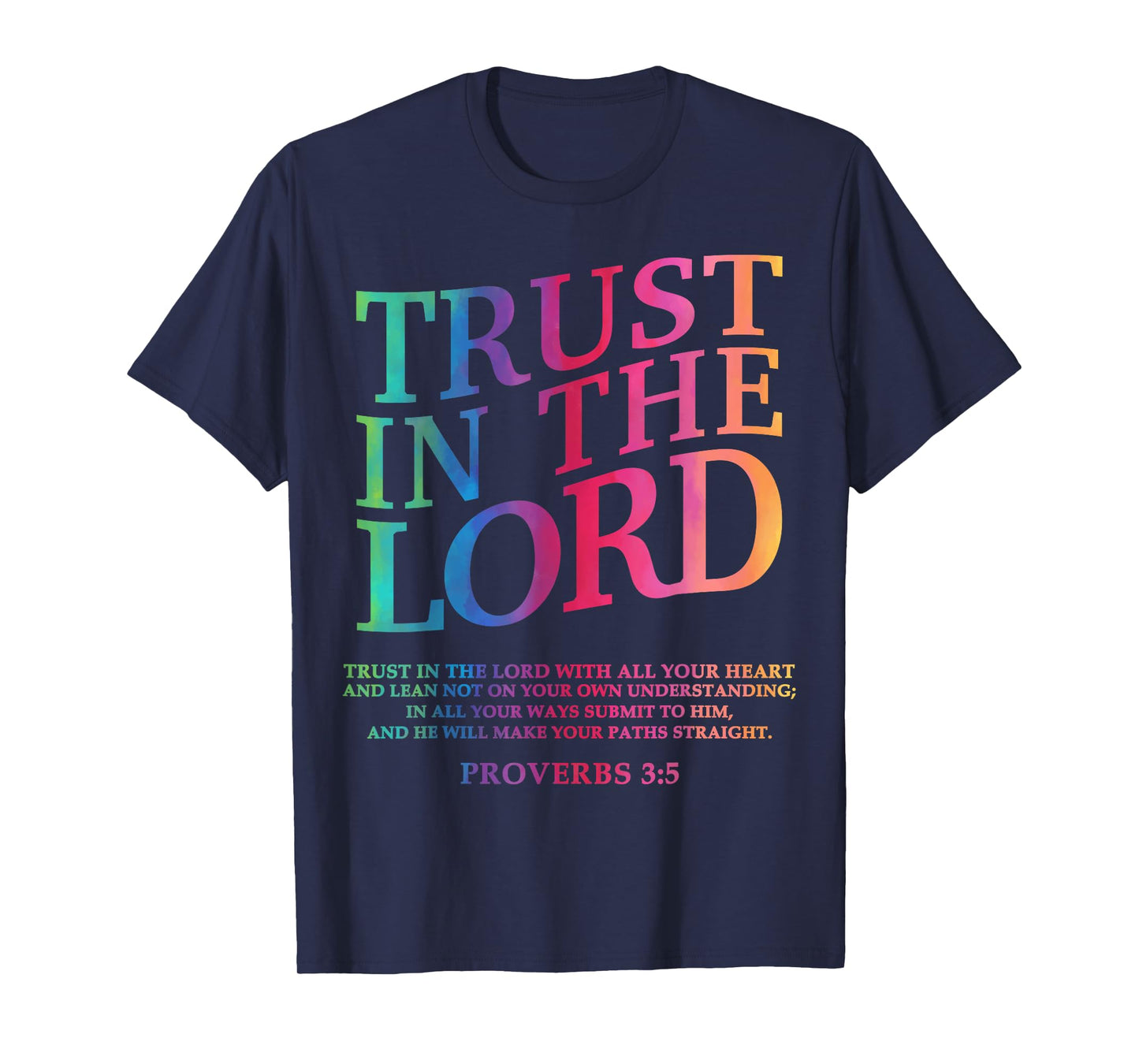 Trust In The Lord Christian Jesus Teen Girl Women Youth God T-Shirt
