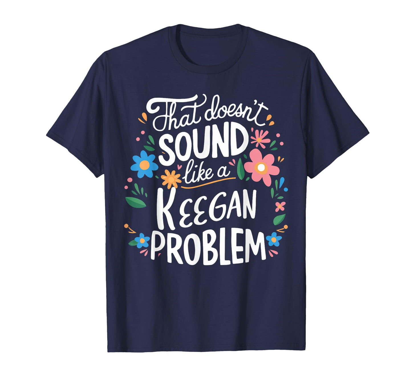 Keegan Personalized Cute Girls Keegan Name T-Shirt