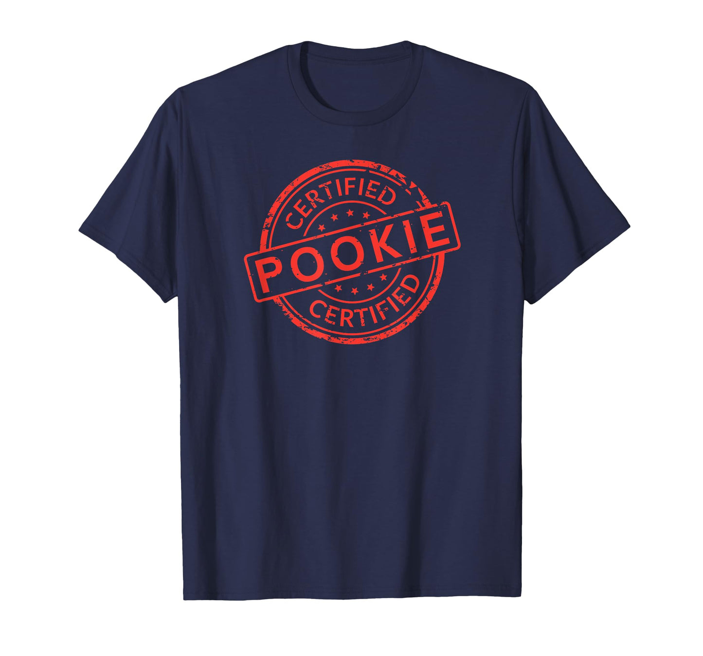Pop Popular Slang Quote Valentine's Certified Pookie Stamp T-Shirt