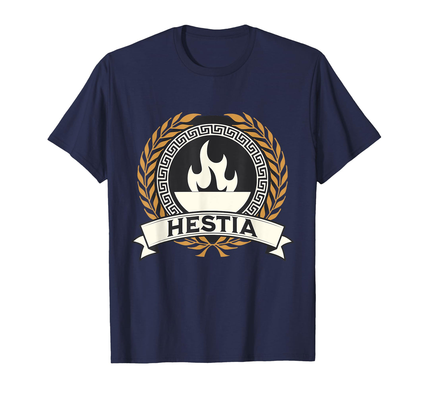 Hestia Ancient Greek Goddess Symbol T-Shirt