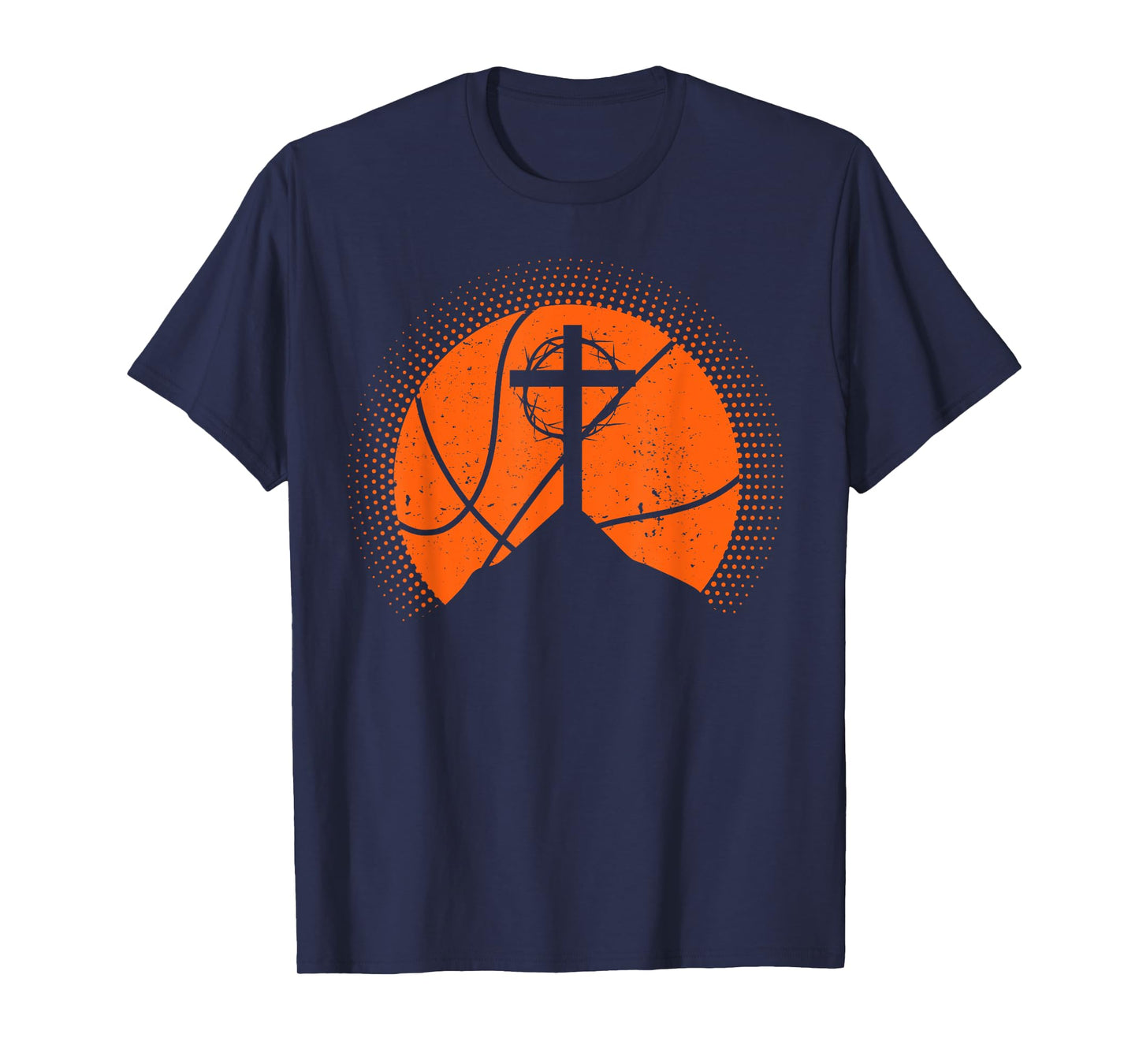 Christian basketball jesus christ basketball religious funny T-Shirt