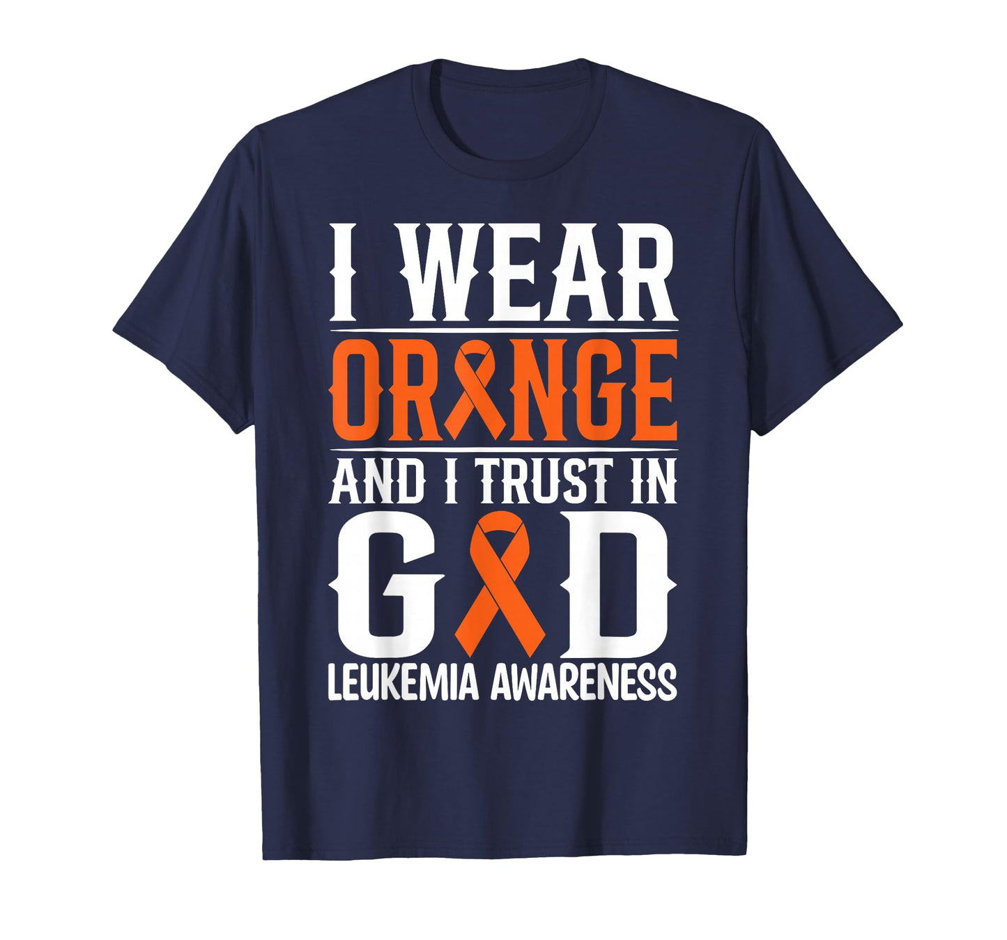 Childhood Leukemia Fighters Orange Ribbon Awareness T-Shirt