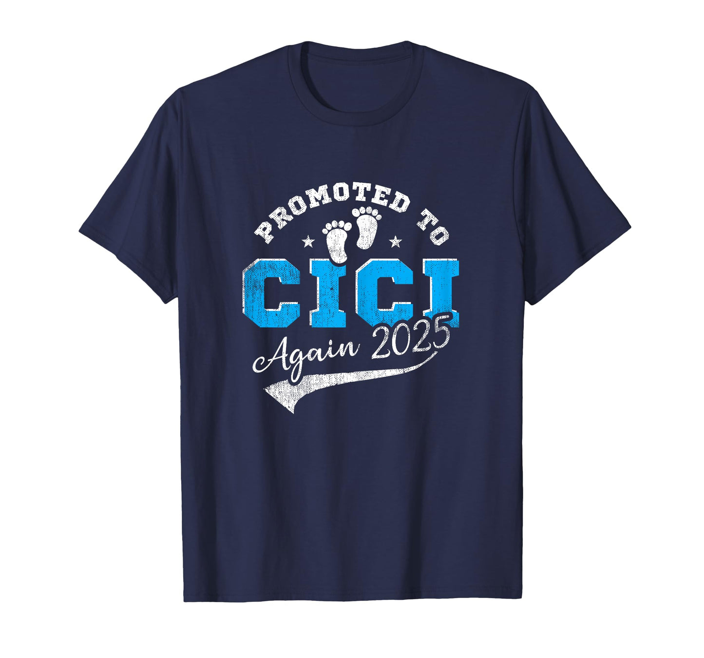 Promoted To Cici Again 2025 Grandma 2nd Time Announce T-Shirt